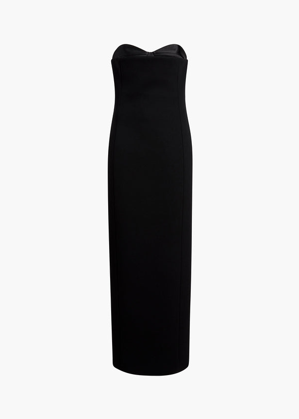 Yael Dress in Black FLAT VIEW