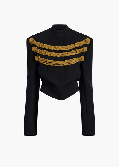 YORK JACKET W CORD EMBROIDERY BLACK GOLD 62634114 957 GHOST