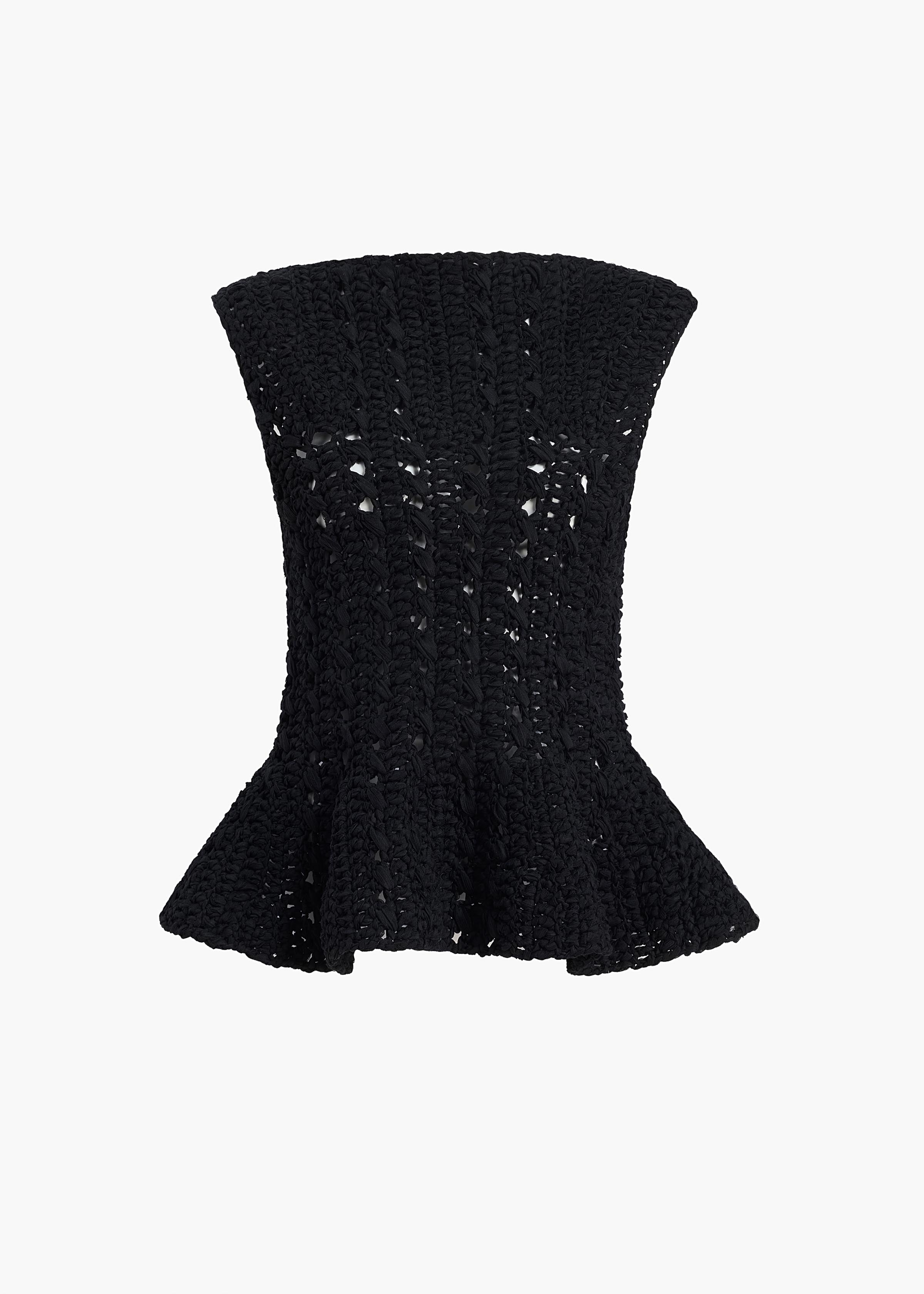 Yuka Top in Black FLAT VIEW