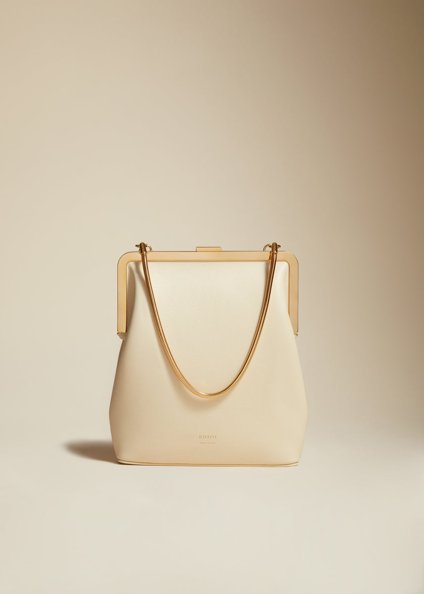 Clare V. Le Box Bag - White