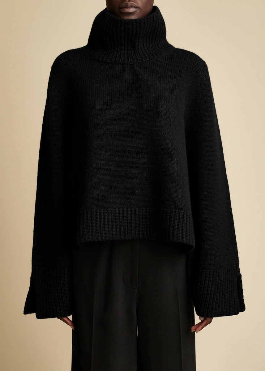 The Marion Sweater in Black– KHAITE
