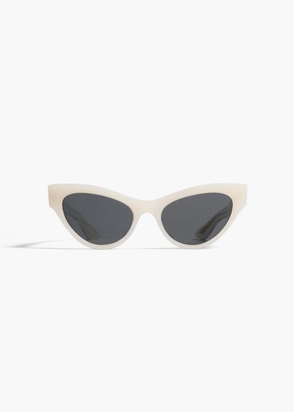 KHAITE x Oliver Peoples 1951C in Ecru and Grey FRONT VIEW