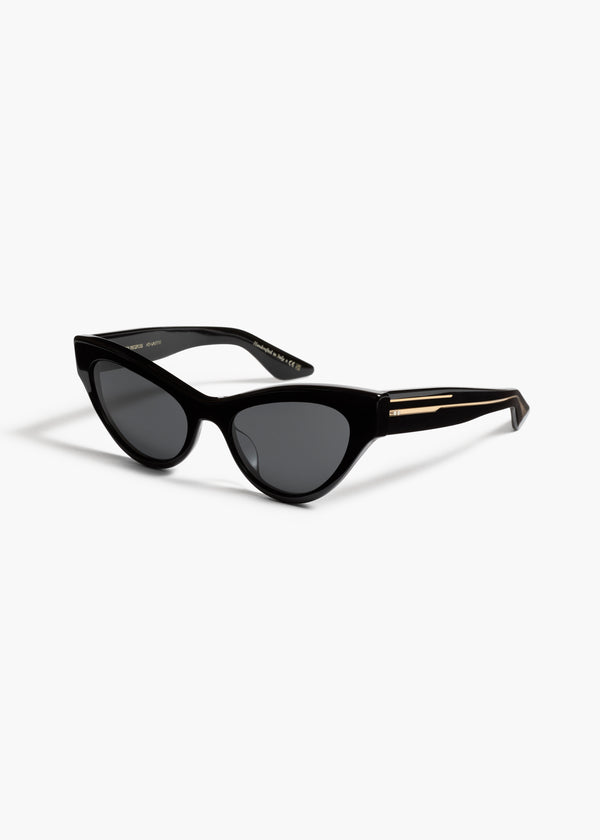 KHAITE x Oliver Peoples 1951C in Black and Grey QUARTER VIEW