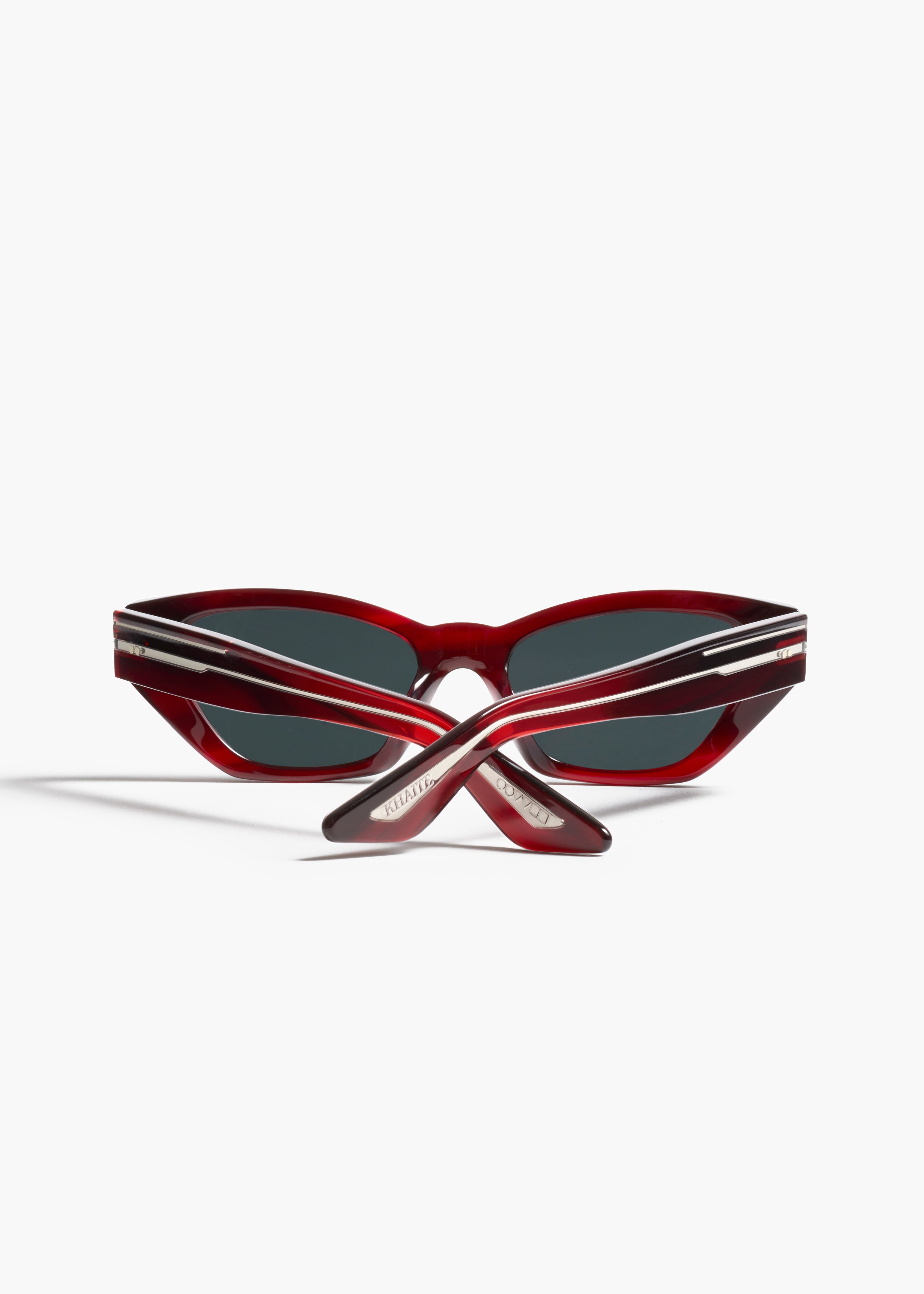 KHAITE x Oliver Peoples 1961C in Bordeaux Bark and Grey