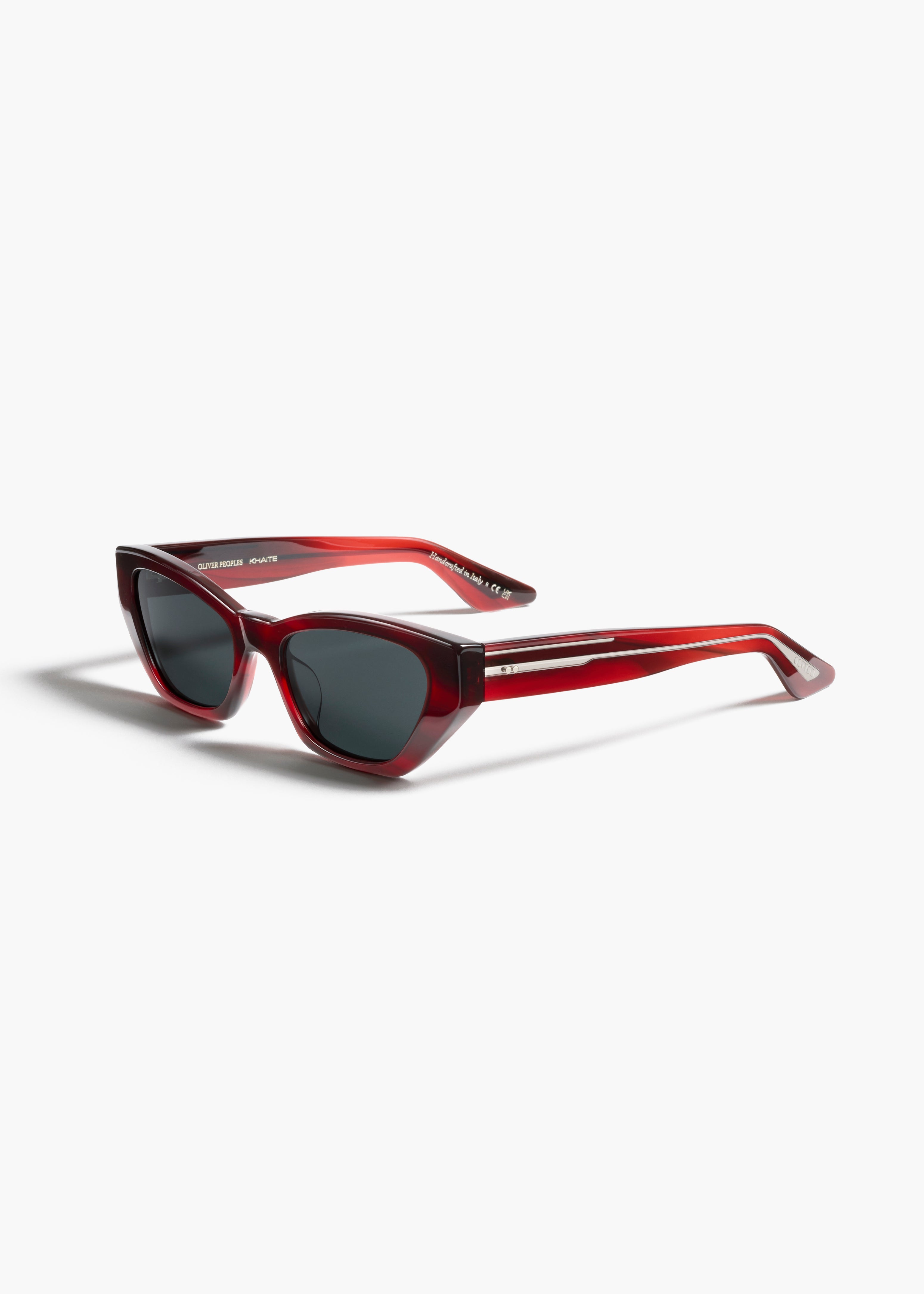 KHAITE x Oliver Peoples 1961C in Bordeaux Bark and Grey