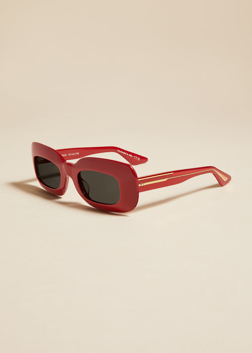 The KHAITE x Oliver Peoples 1966C in Red and Grey