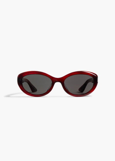 KHAITE x Oliver Peoples 1969C in Bordeaux Bark and Carbon Grey