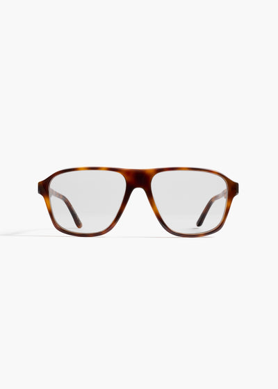 KHAITE x Oliver Peoples 1978RX in Dark Mahogany FRONT VIEW