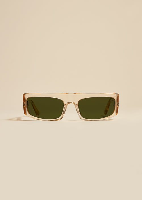 The KHAITE x Oliver Peoples 1979C in Buff and Green