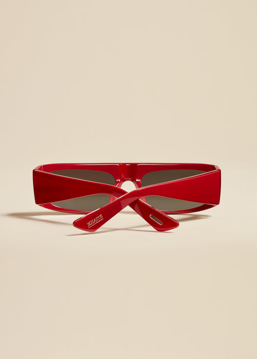 The KHAITE x Oliver Peoples 1979C in Red and Grey