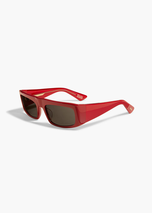 KHAITE x Oliver Peoples 1979C in Red and Grey Side View