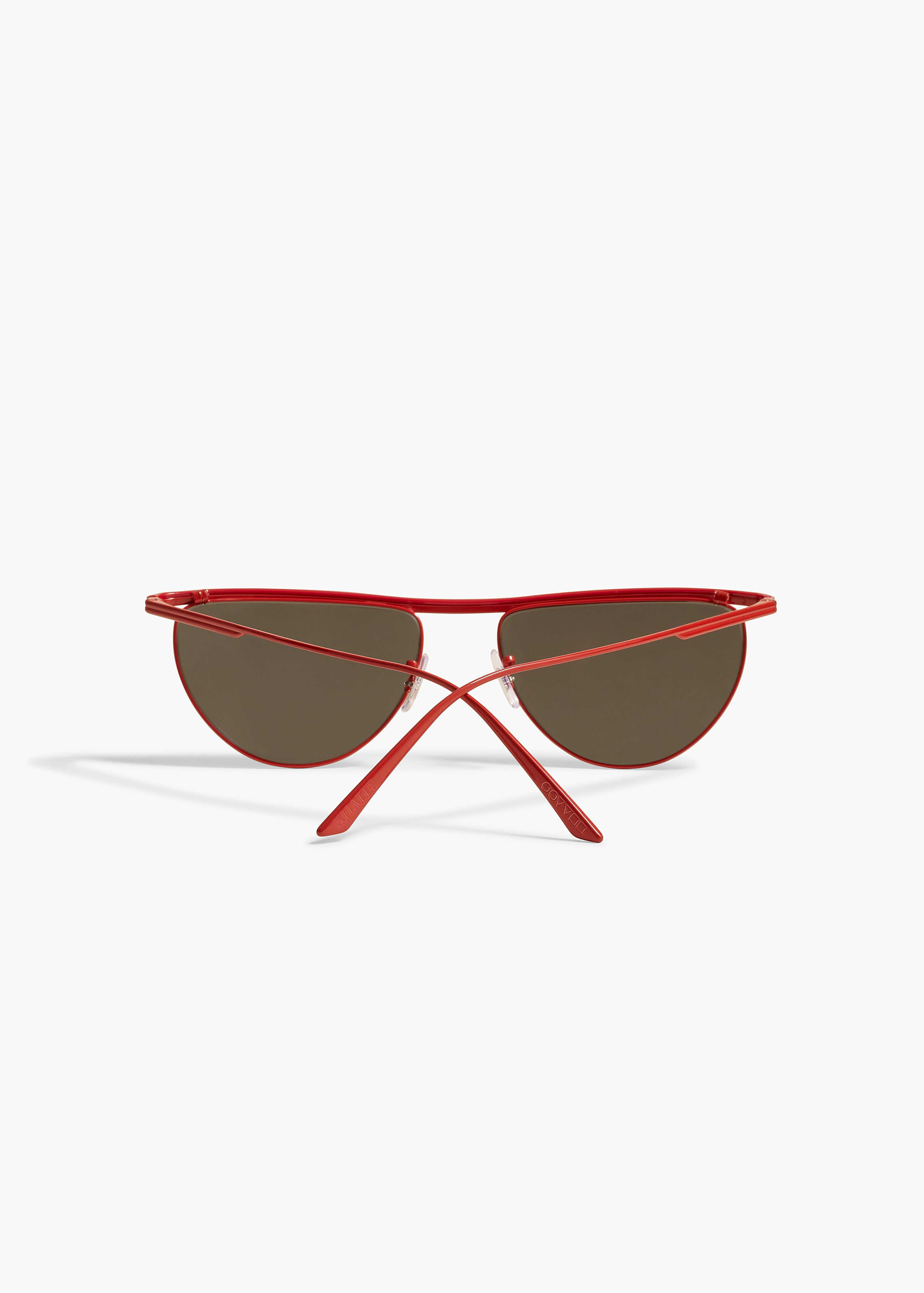 KHAITE x Oliver Peoples 1984C in Red and Grey Back View