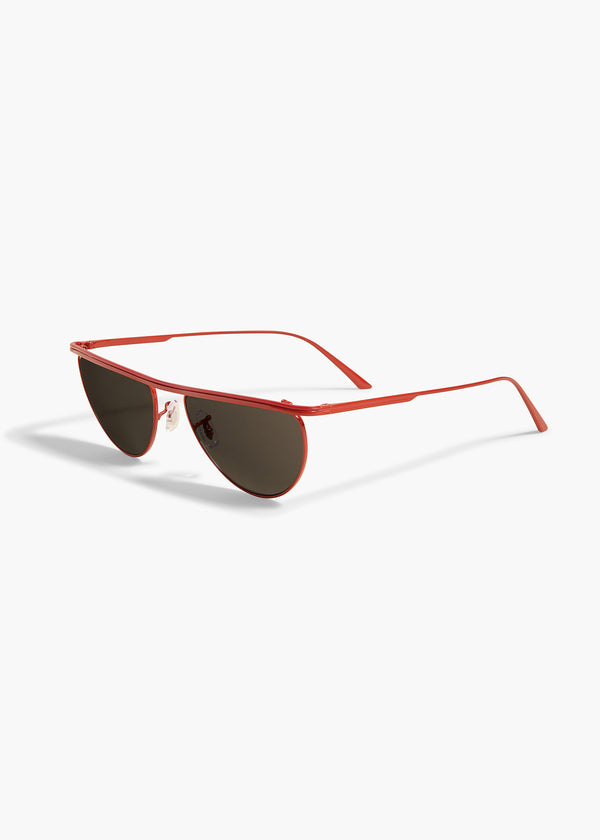 KHAITE x Oliver Peoples 1984C in Red and Grey Side View