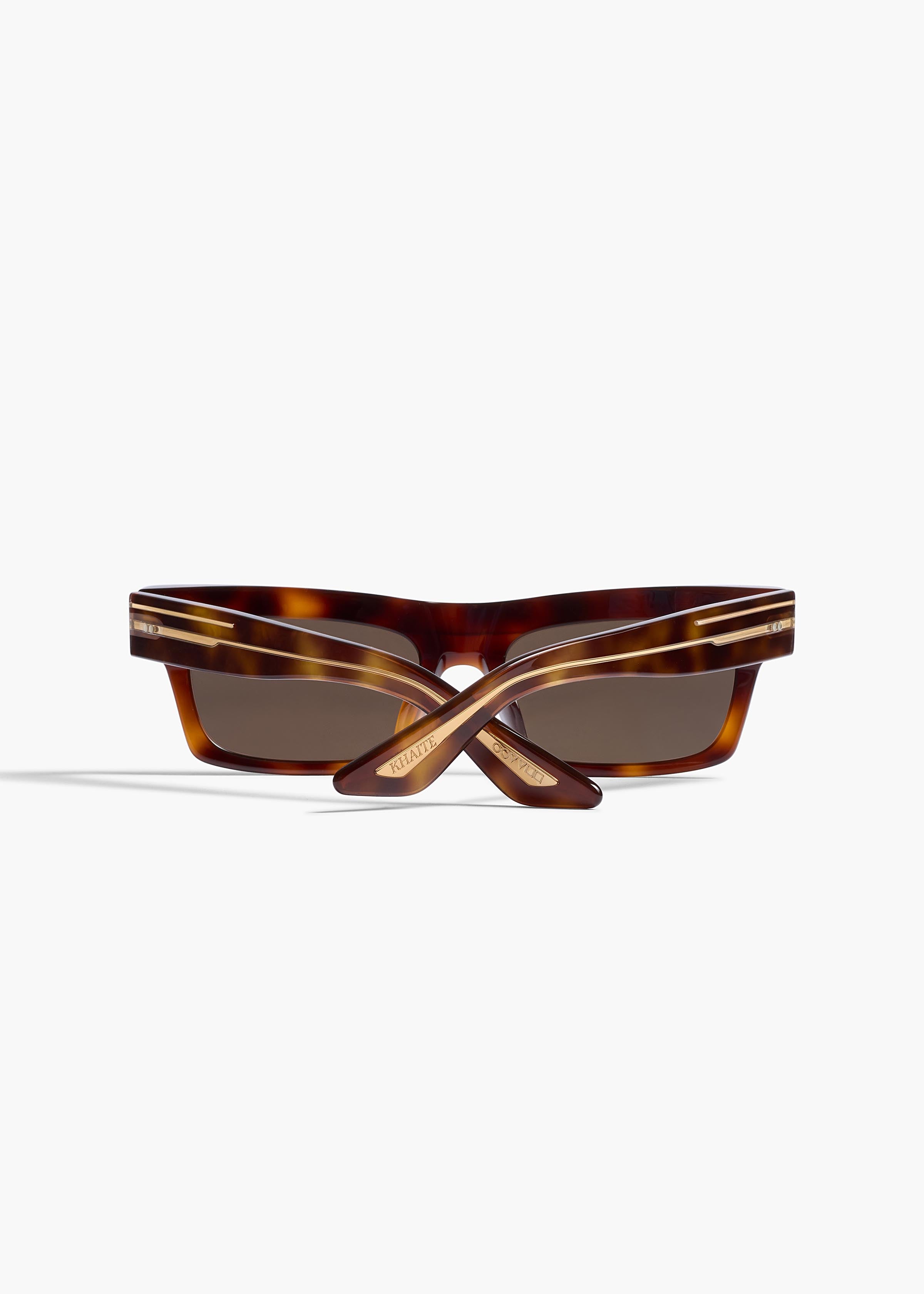 KHAITE x Oliver Peoples 1985C in Dark Mahogany and Brown