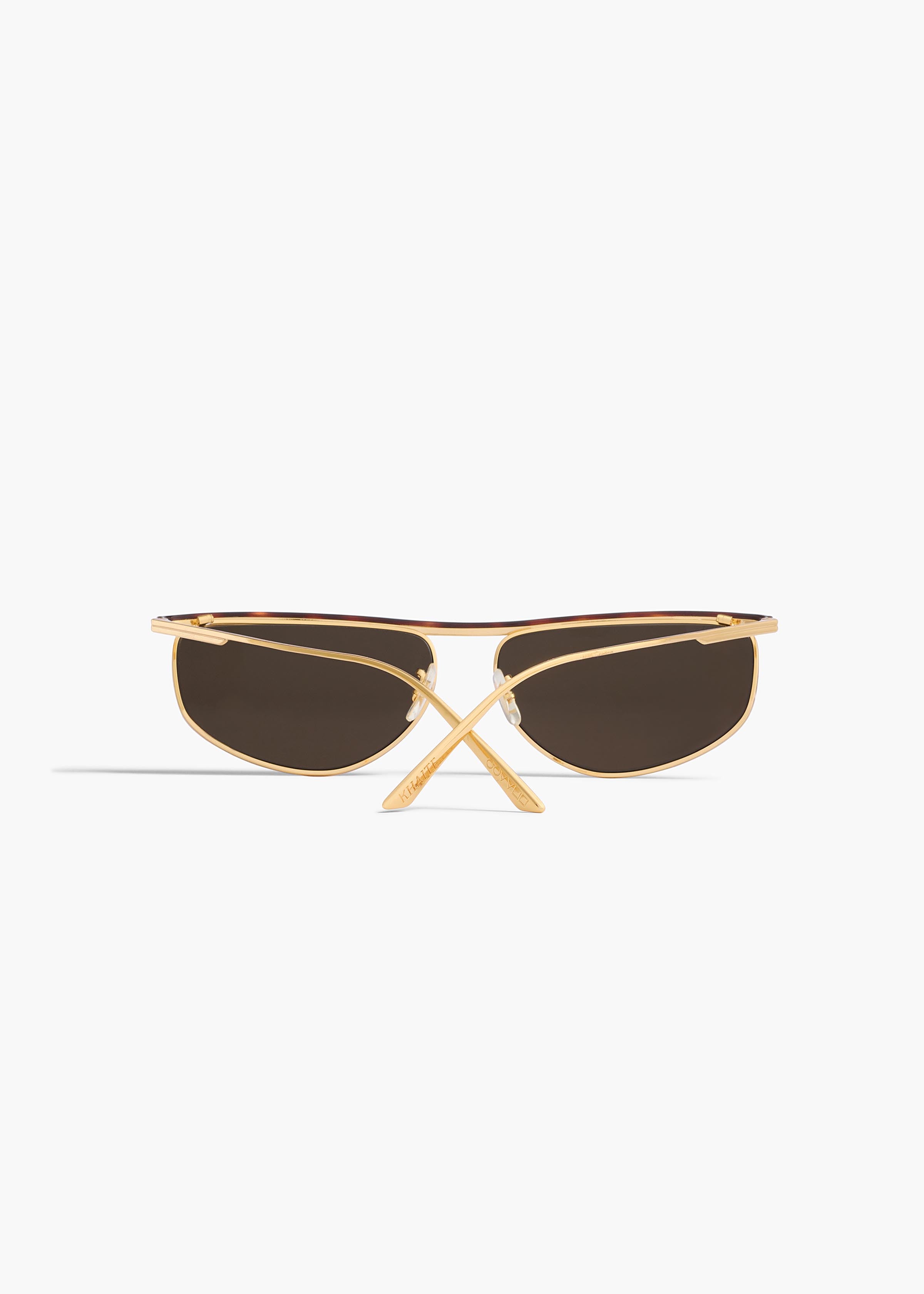 KHAITE x Oliver Peoples 1986C in Gold and Green