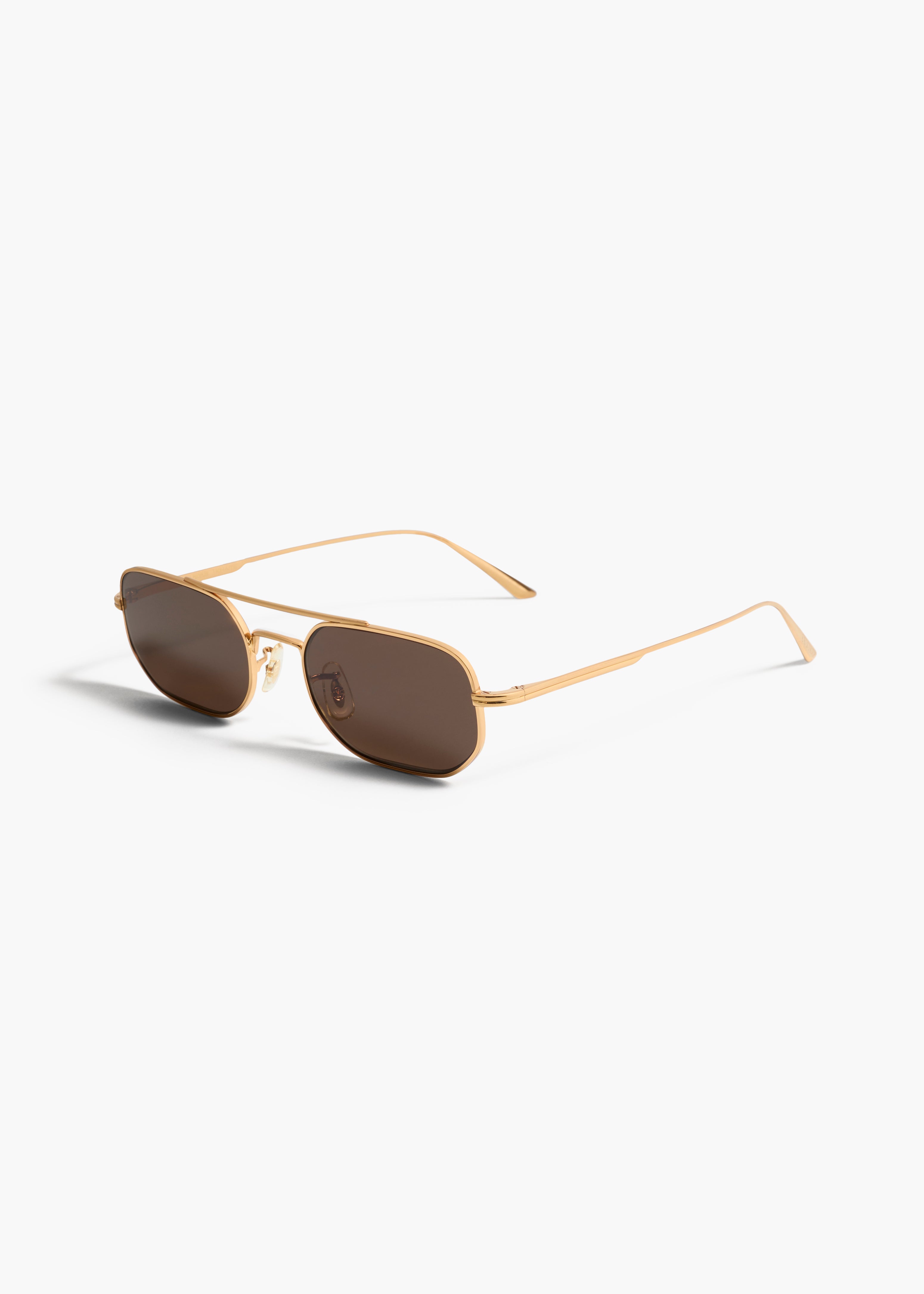 KHAITE - KHAITE x Oliver Peoples 1989C in Gold and Dark Brown