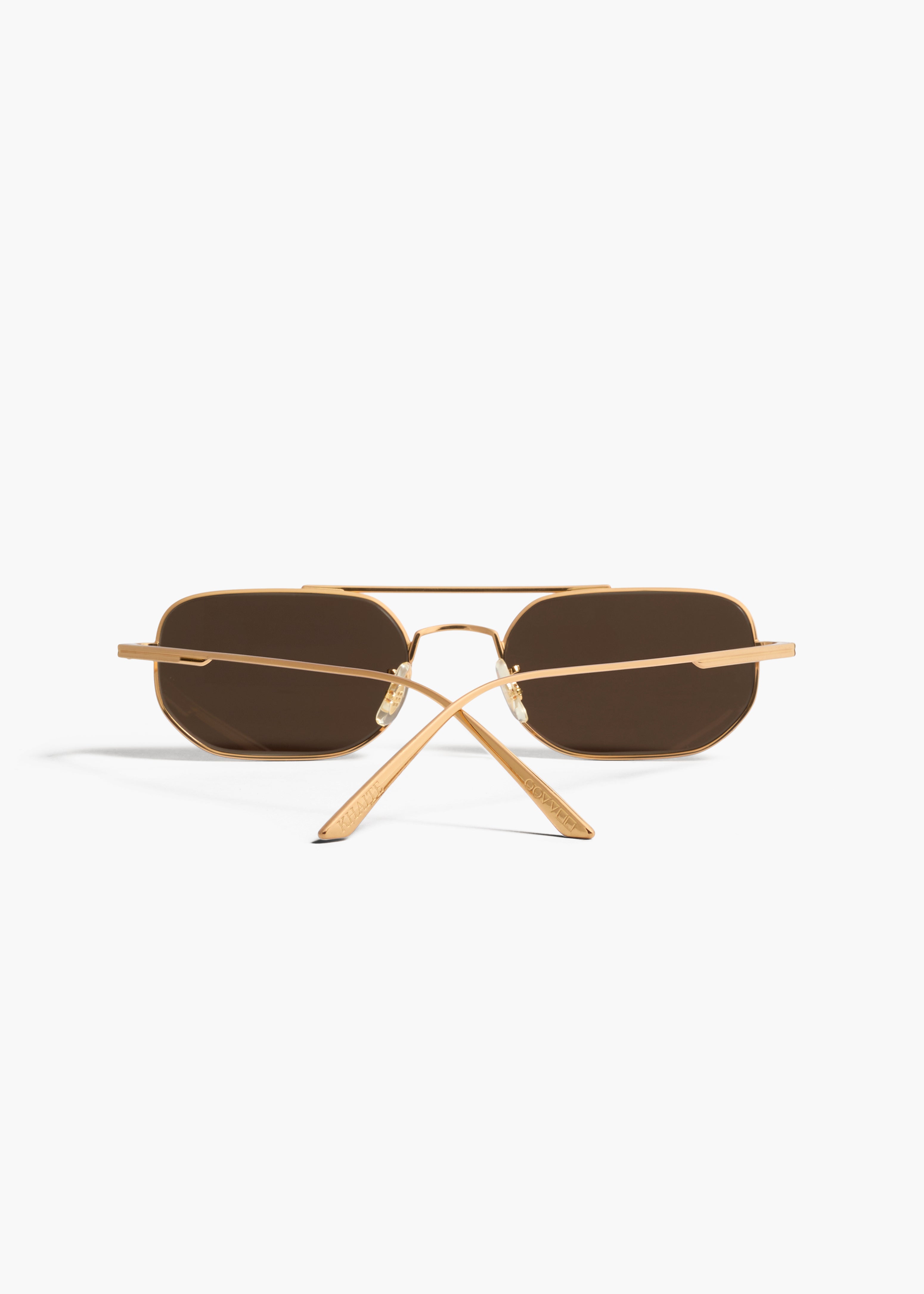 KHAITE - KHAITE x Oliver Peoples 1989C in Gold and Dark Brown