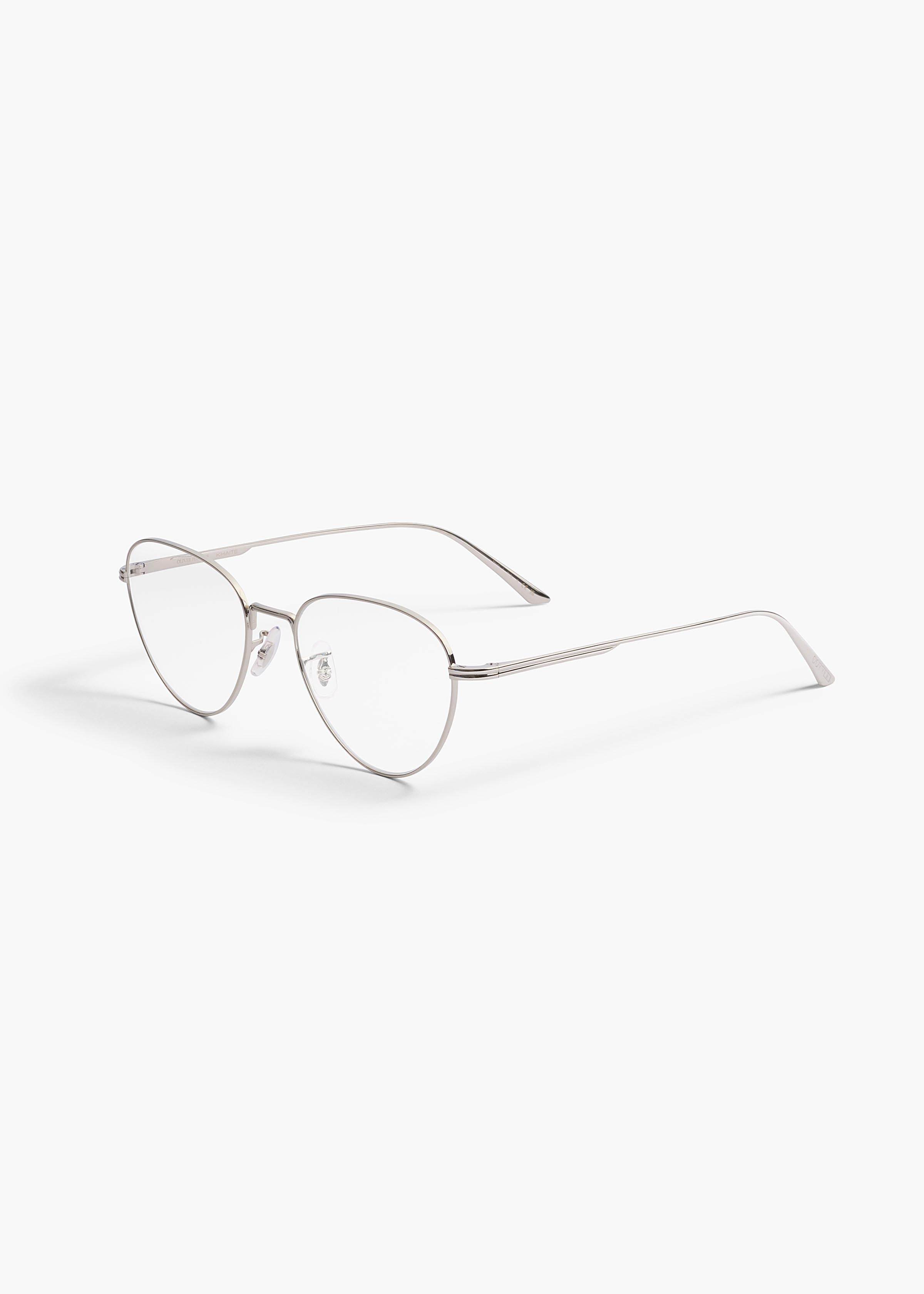 KHAITE x Oliver Peoples 1991RX in Silver
