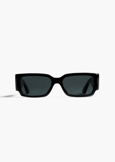 KHAITE x Oliver Peoples 1995C in Black and Grey FRONT VIEW