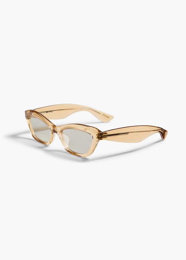 KHAITE x Oliver Peoples 1997C in Champagne and Clear Blue Light Filter