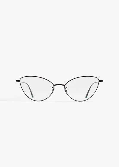 KHAITE x Oliver Peoples 1998RX in Matte Black FRONT VIEW