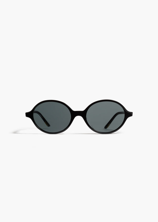 KHAITE x Oliver Peoples 2000C in Black and Grey FRONT VIEW