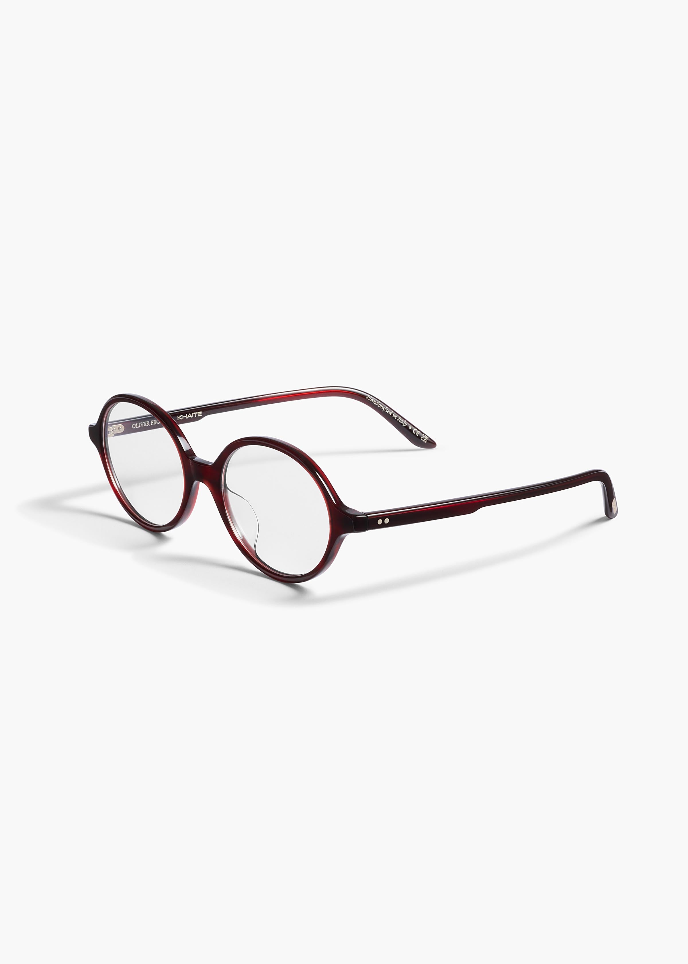 KHAITE x Oliver Peoples 2000RX in Bordeaux Bark