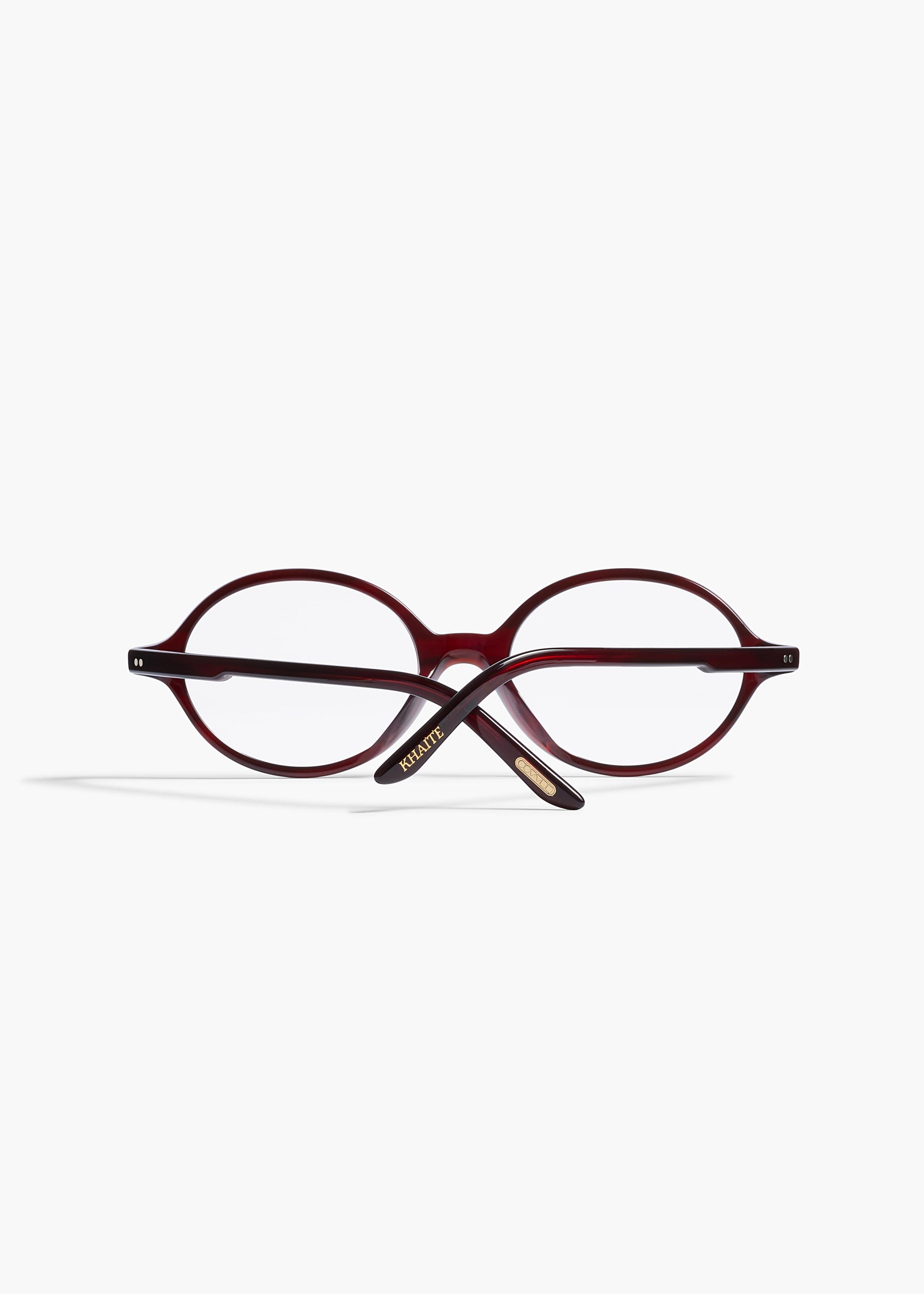 KHAITE x Oliver Peoples 2000RX in Bordeaux Bark