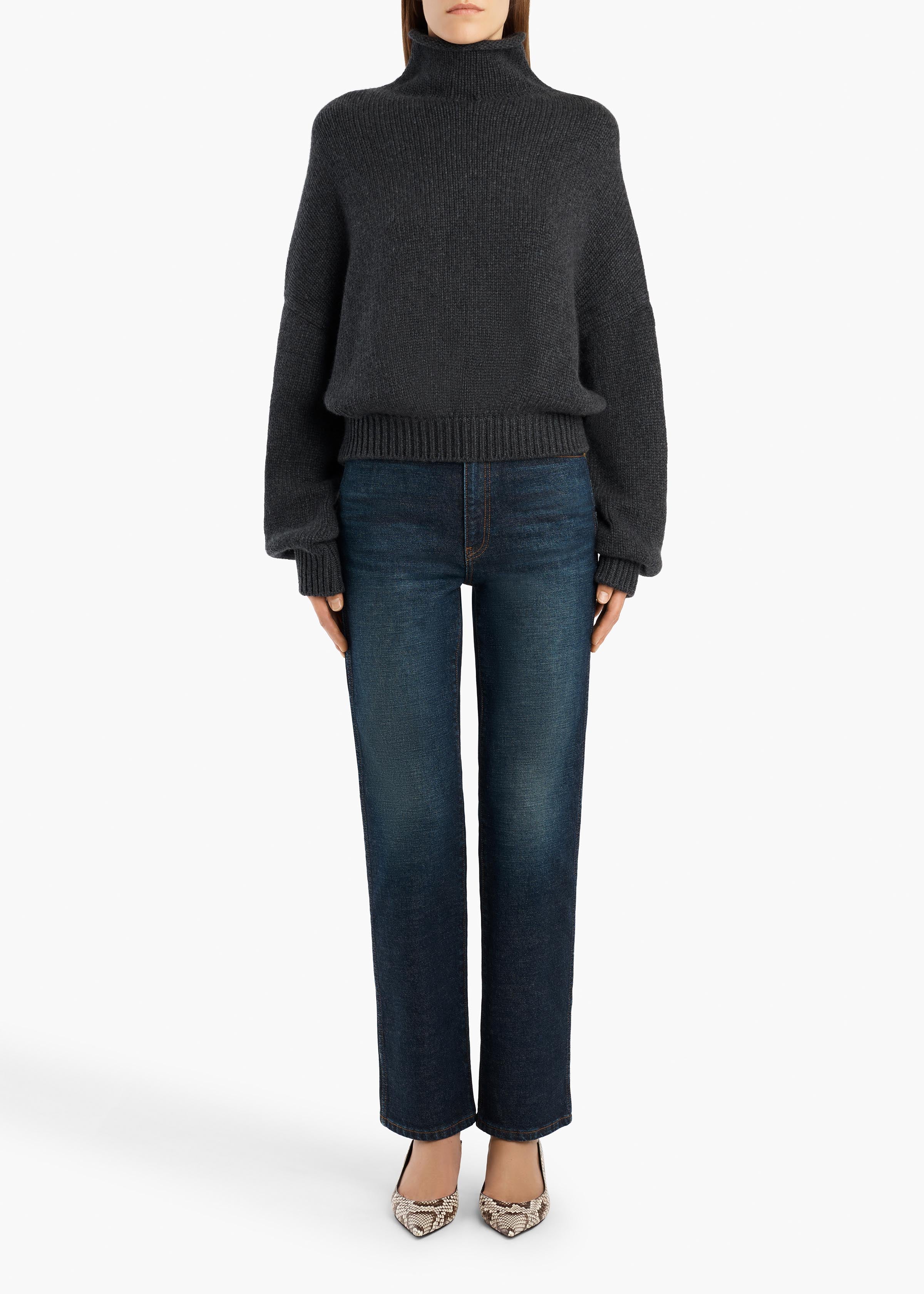 KHAITE  - Abigail Stretch Jean in Lansing