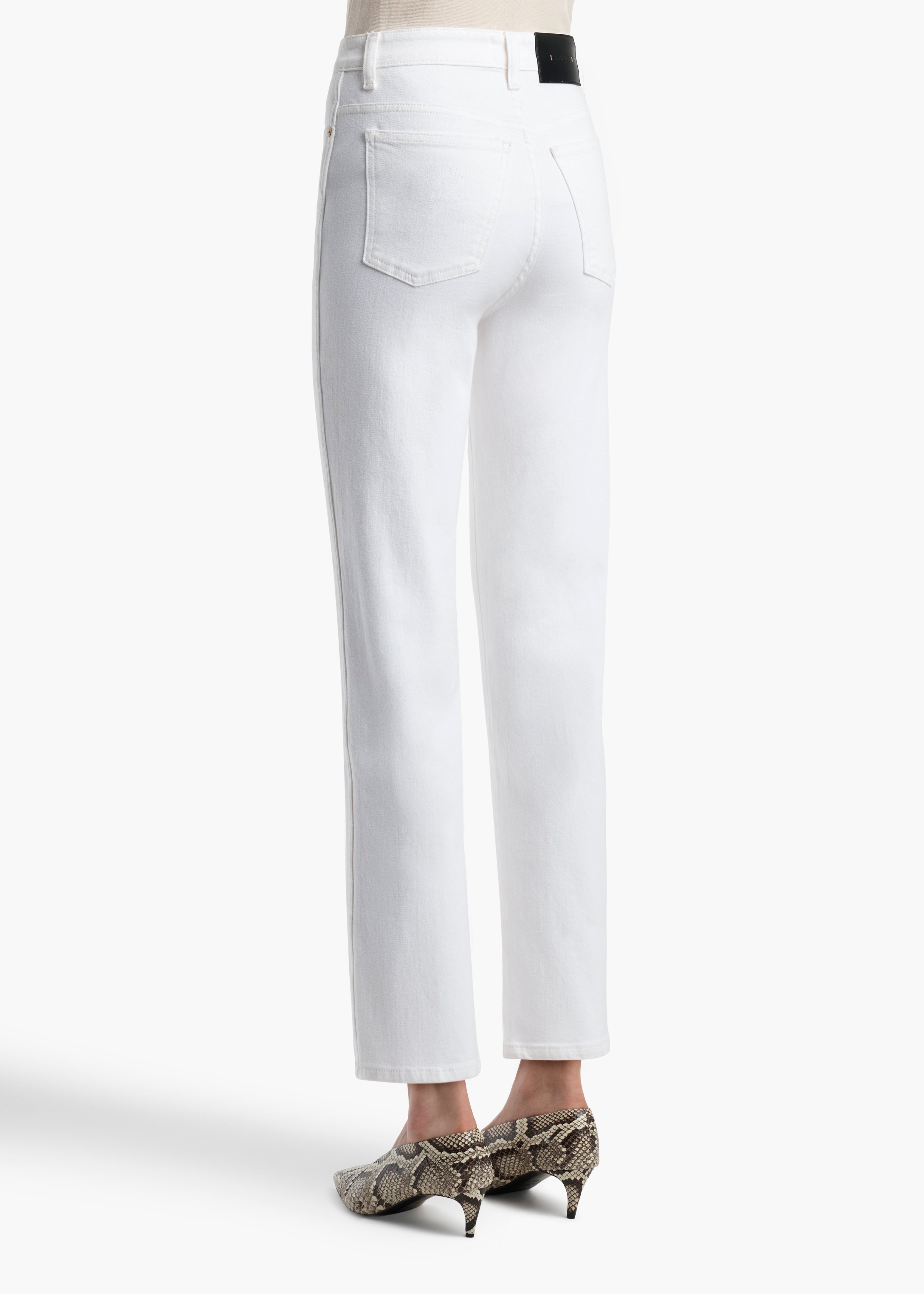 KHAITE  - Abigail Stretch Jean in White