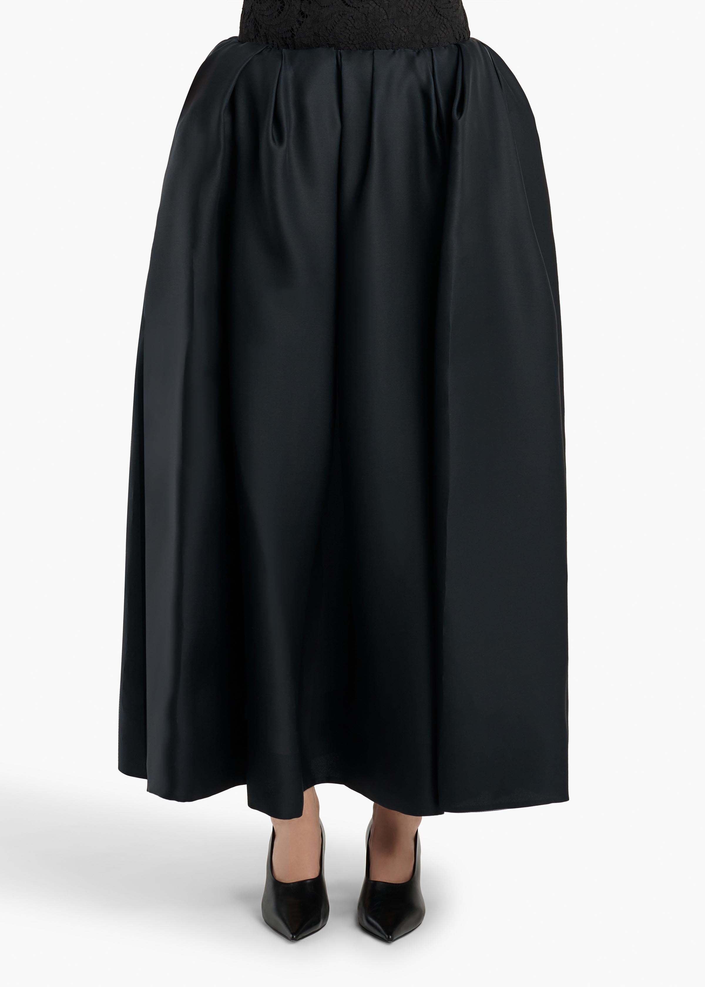 KHAITE  - Adara Skirt in Black