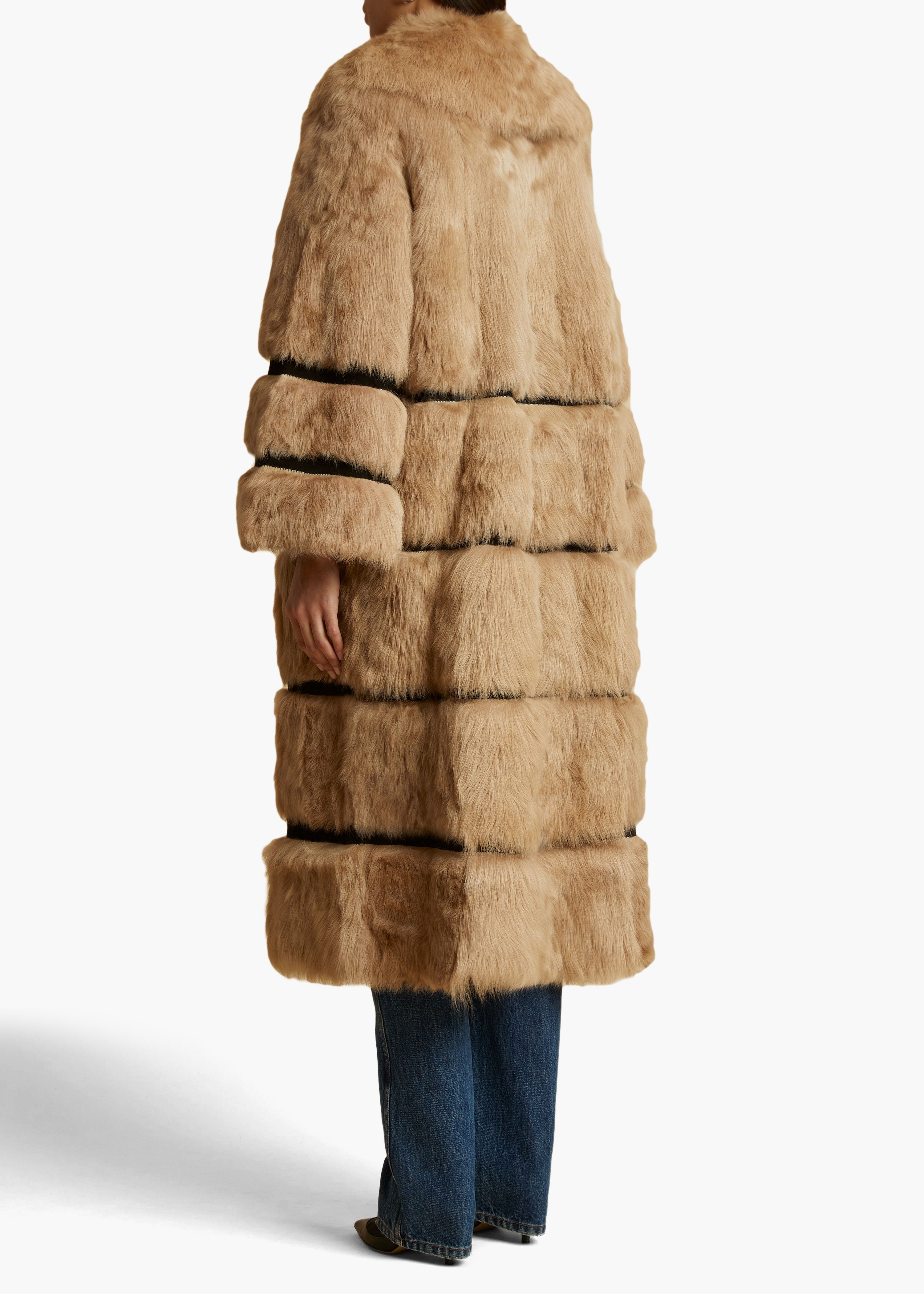 ADA COAT IN NATURAL BACK VIEW