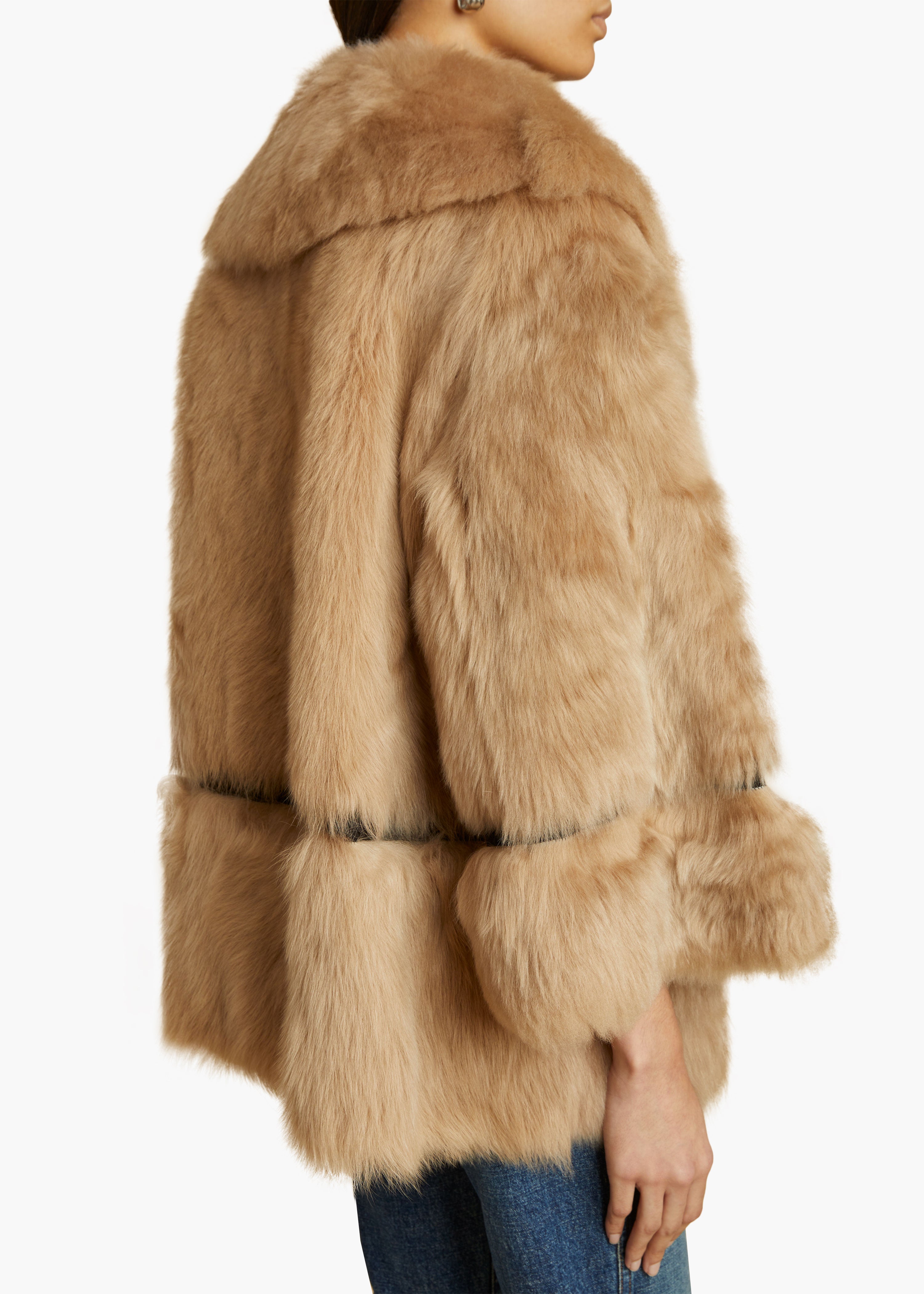 Adelaide Shearling Jacket in Natural