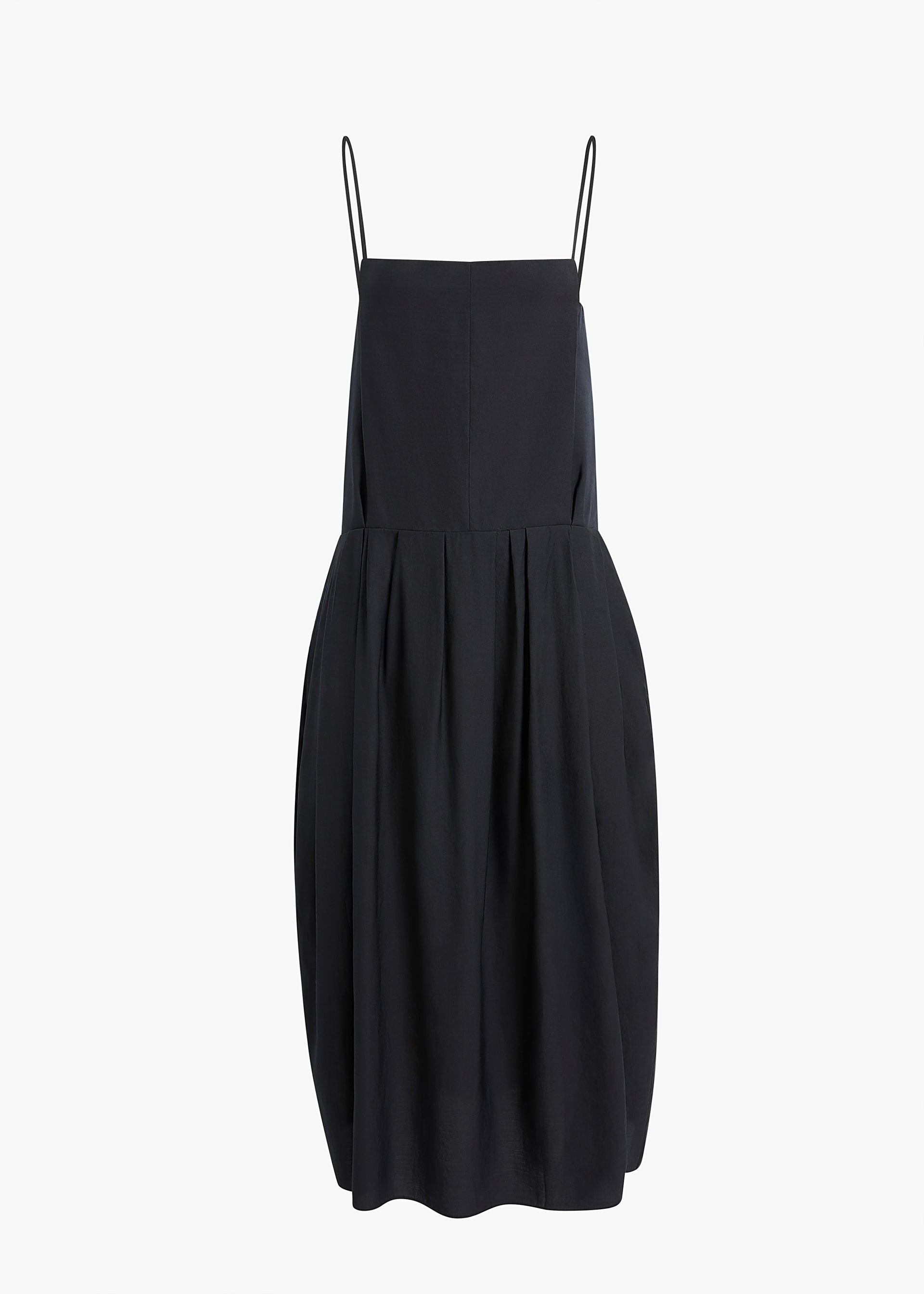 KHAITE Adira Dress in Black - Black Designer Dress