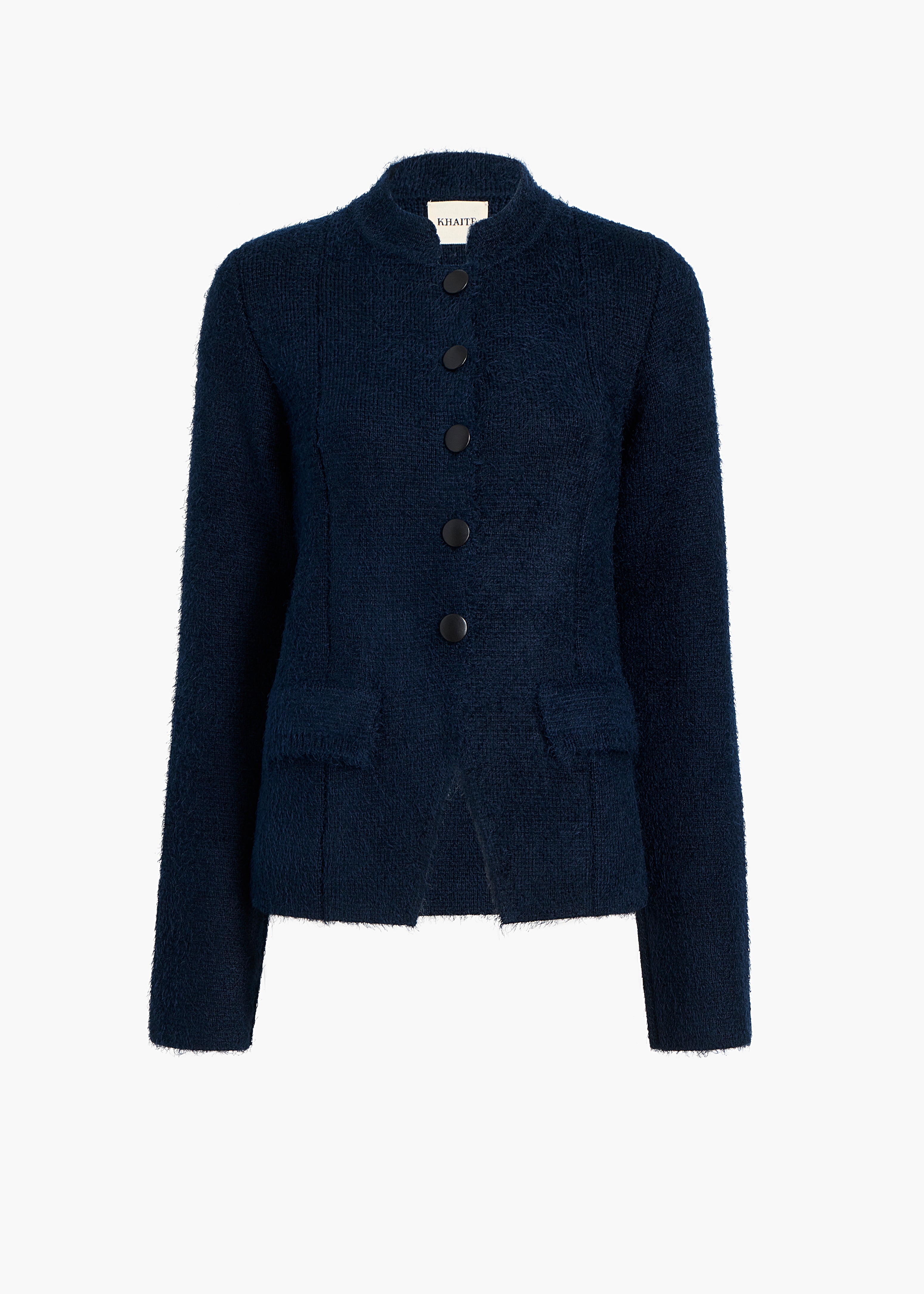 AESON JACKET IN NAVY FLAT VIEW