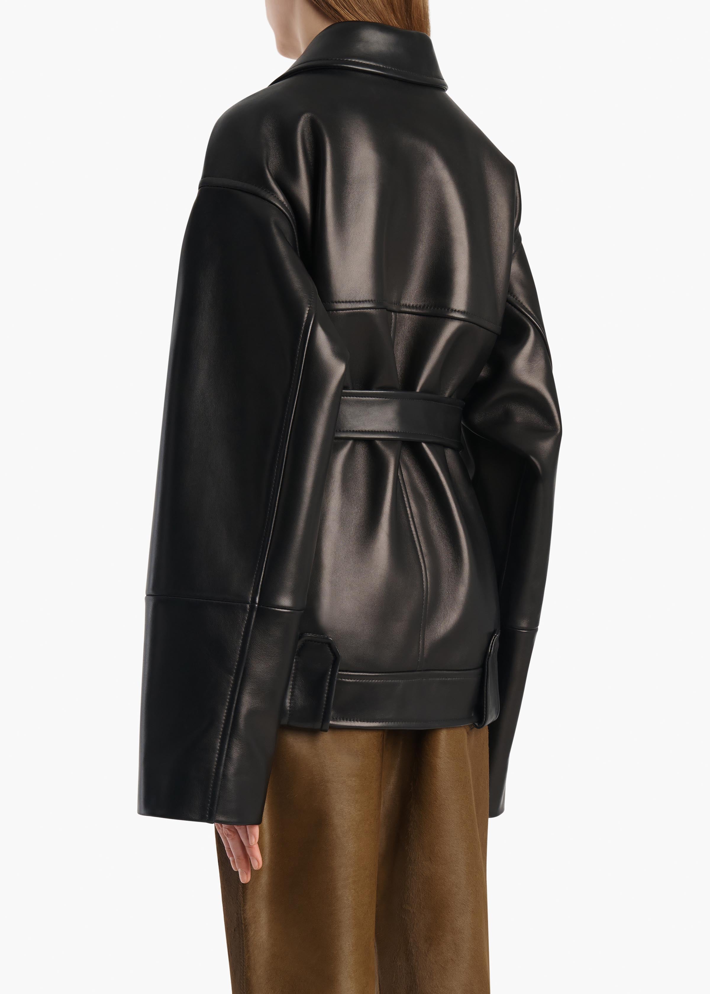 Alder Jacket in Black Leather