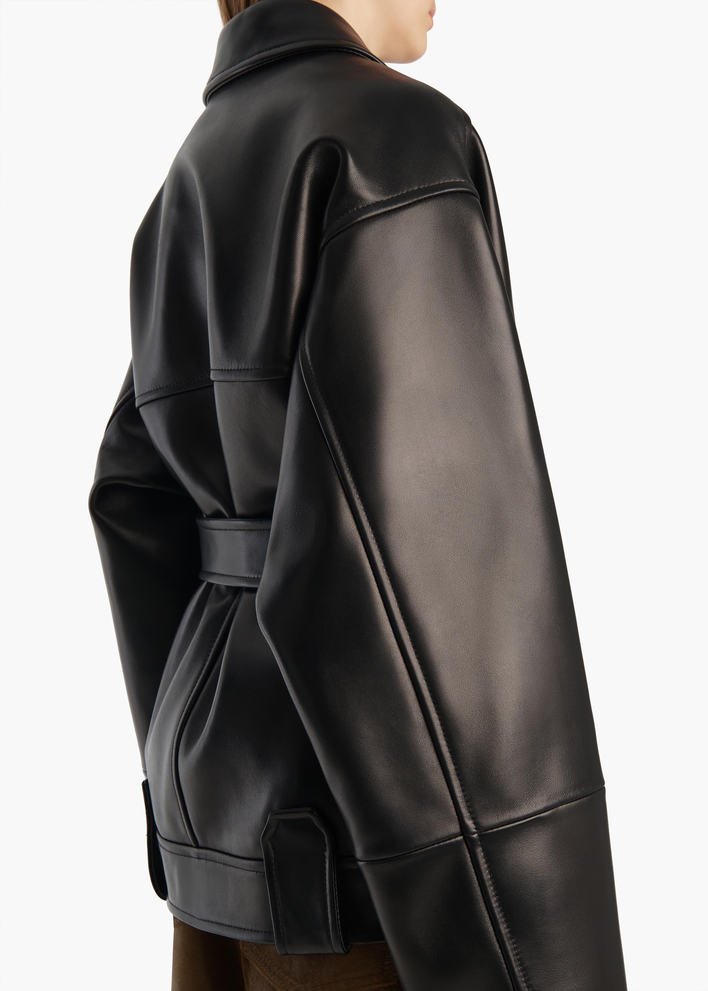 Alder Jacket in Black Leather