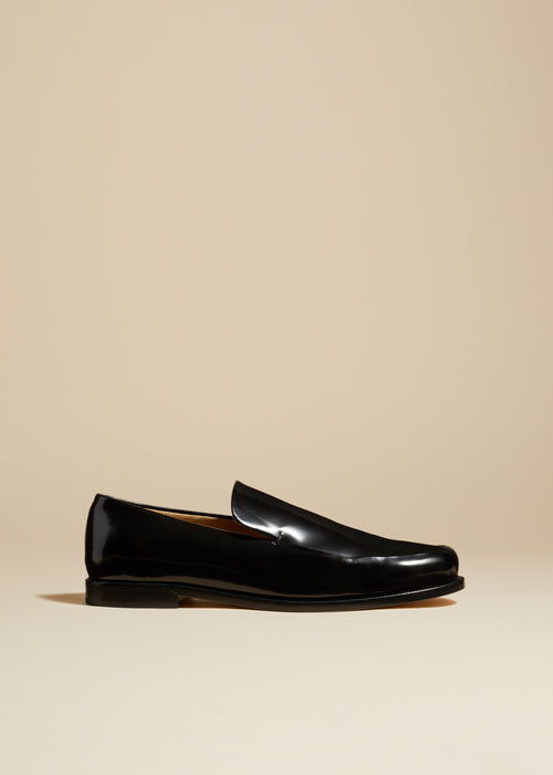 The Alessio Loafer in Black Leather