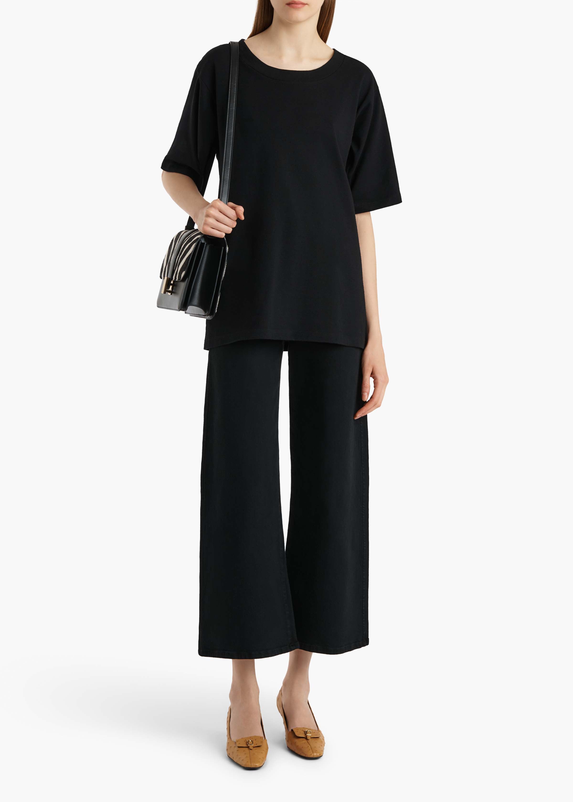 Allen Top in Black – KHAITE