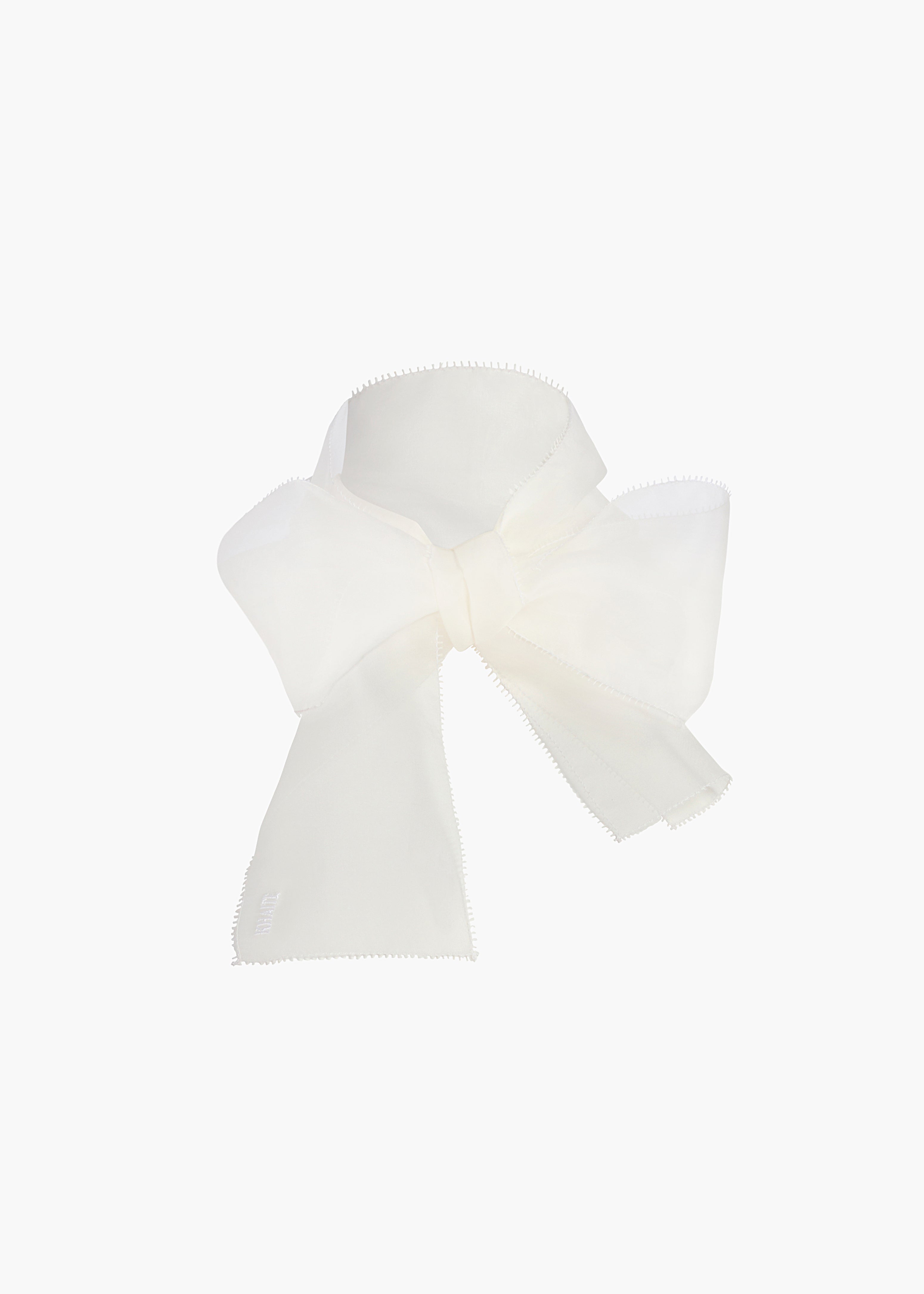 KHAITE  - Allie Scarf in Chalk