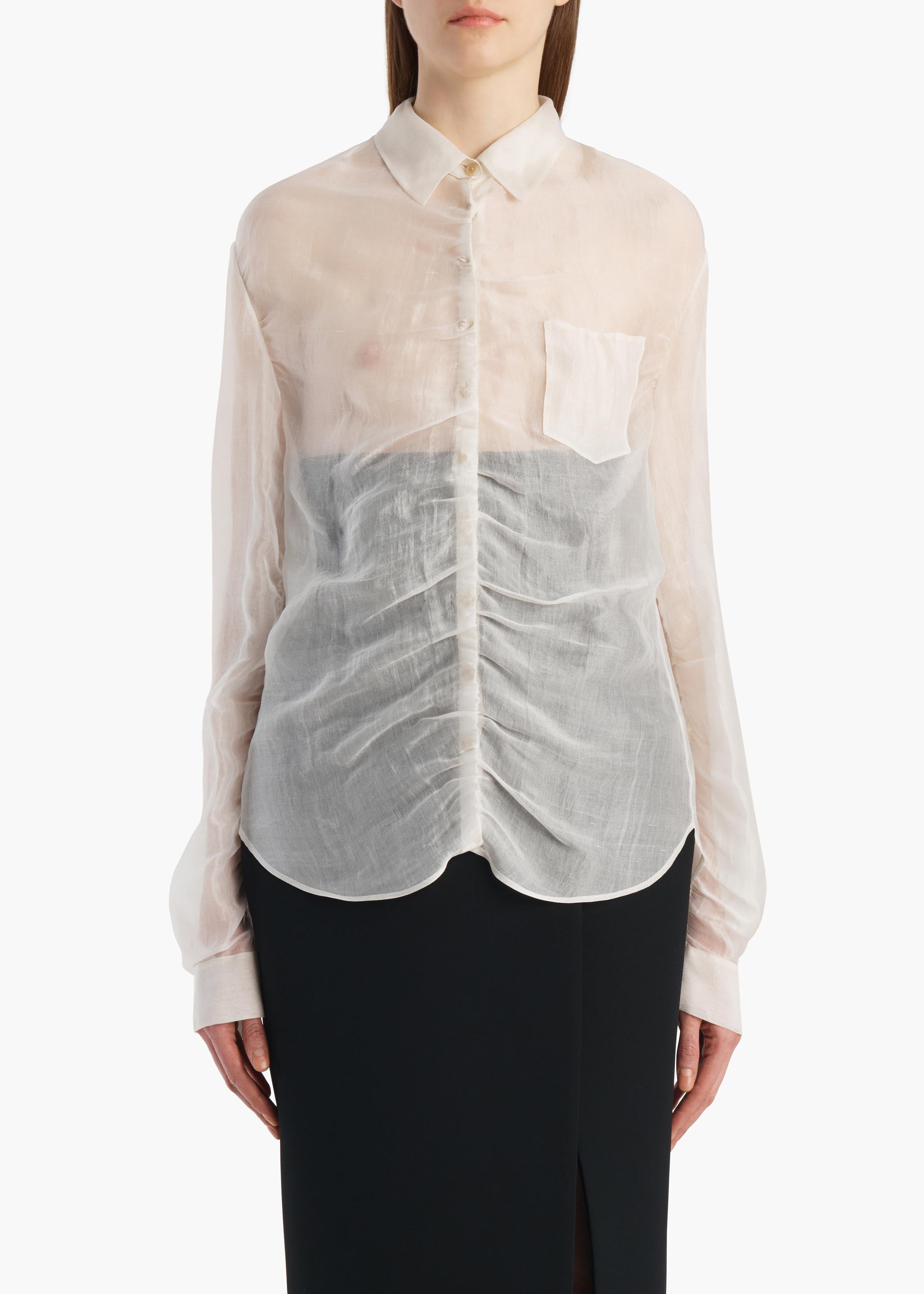 Allie Top in Chalk