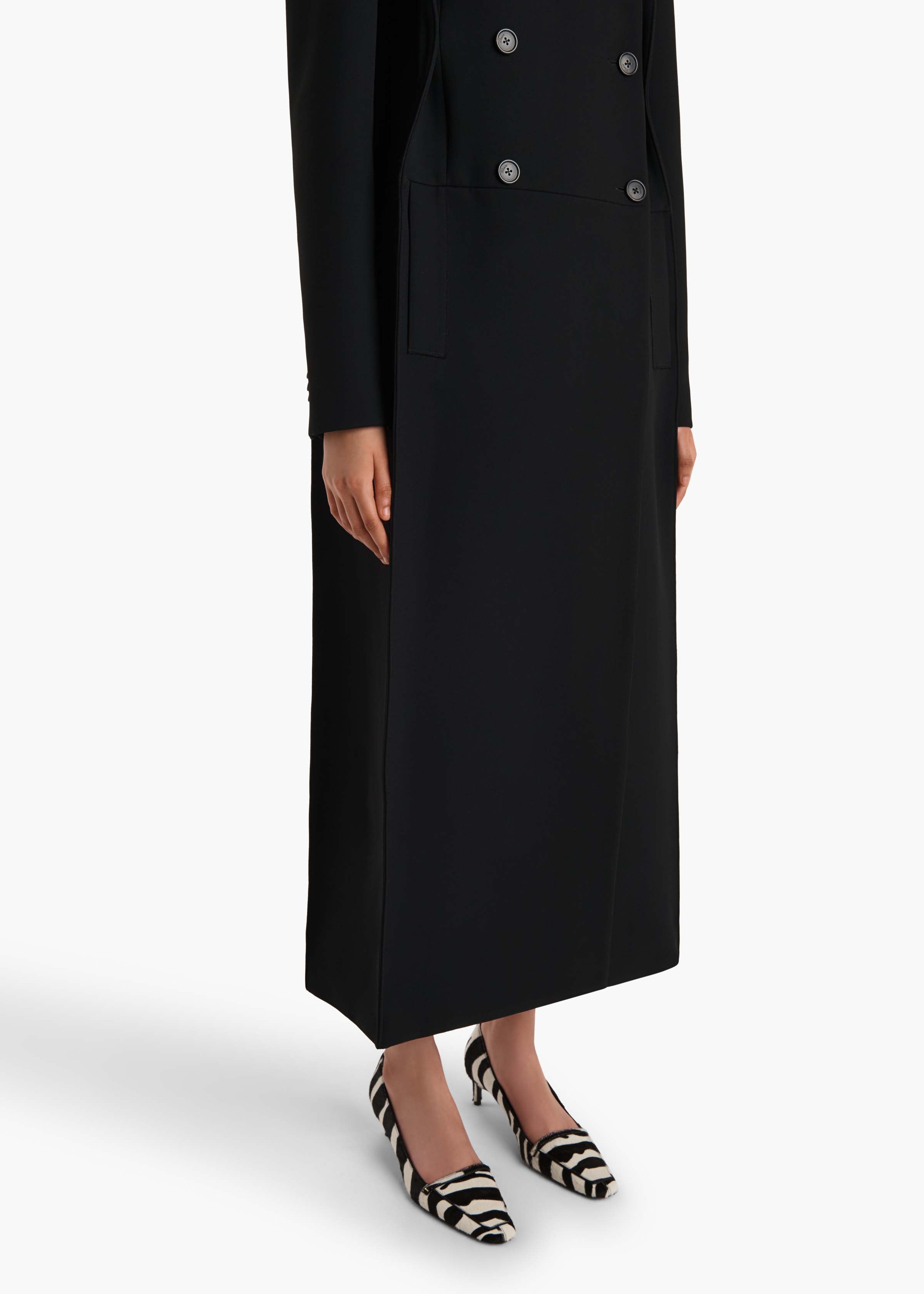 Alton Coat in Black – KHAITE Alton Coat in Black – KHAITE