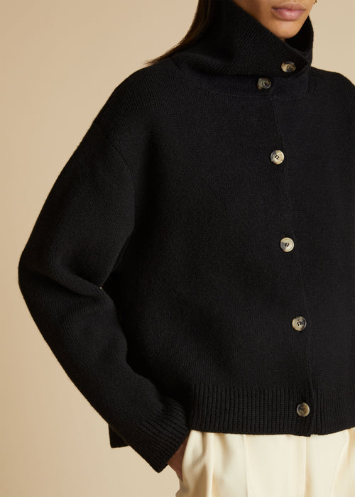The Amrita Cardigan in Black