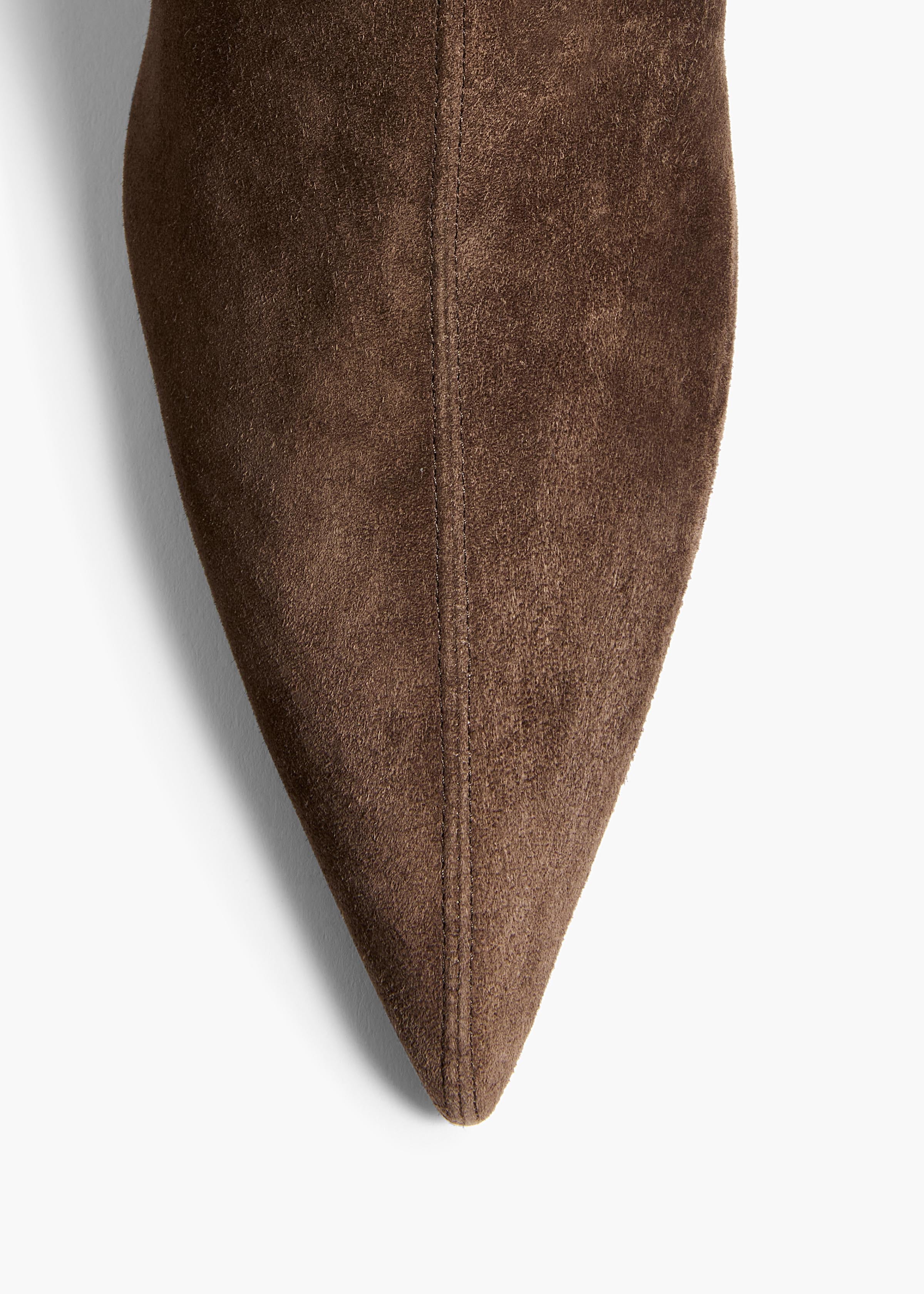 Andee Ankle Boot in Ebano Suede