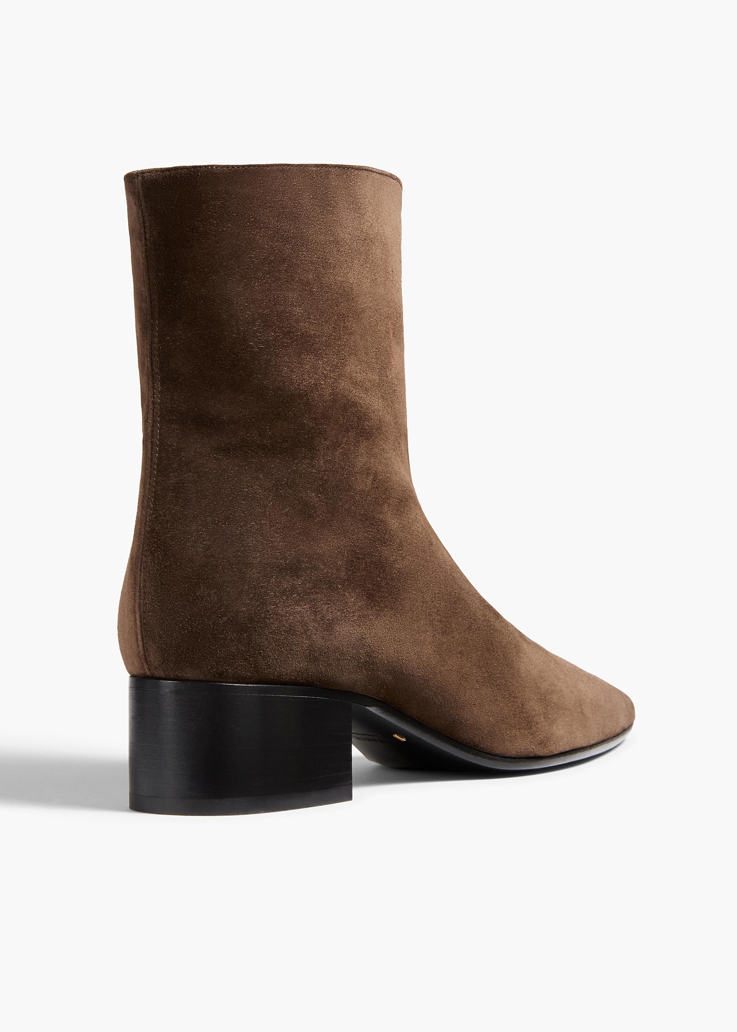 Andee Ankle Boot in Ebano Suede