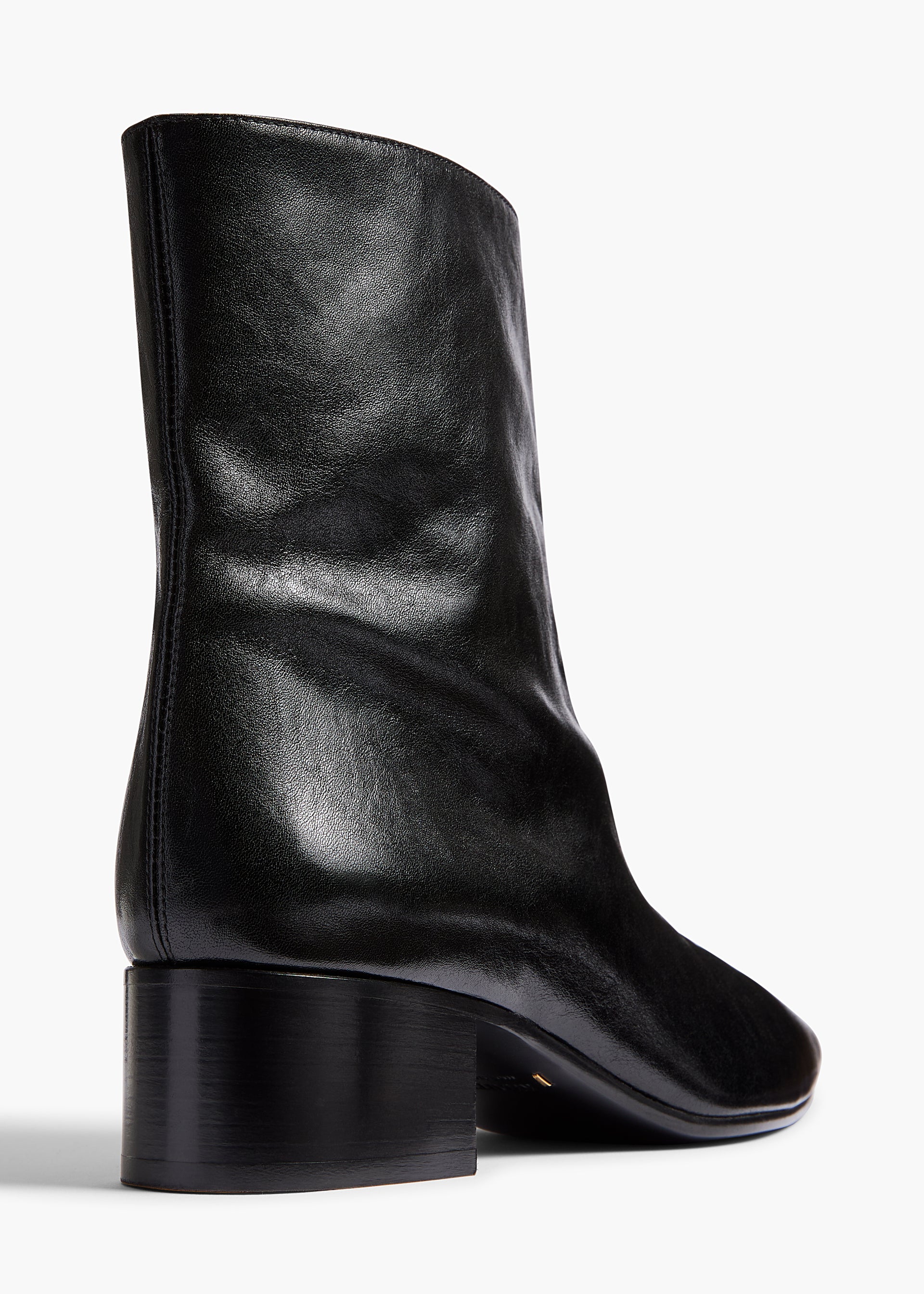 KANE 45MM ANKLE BOOT IN BLACK CALFSKIN