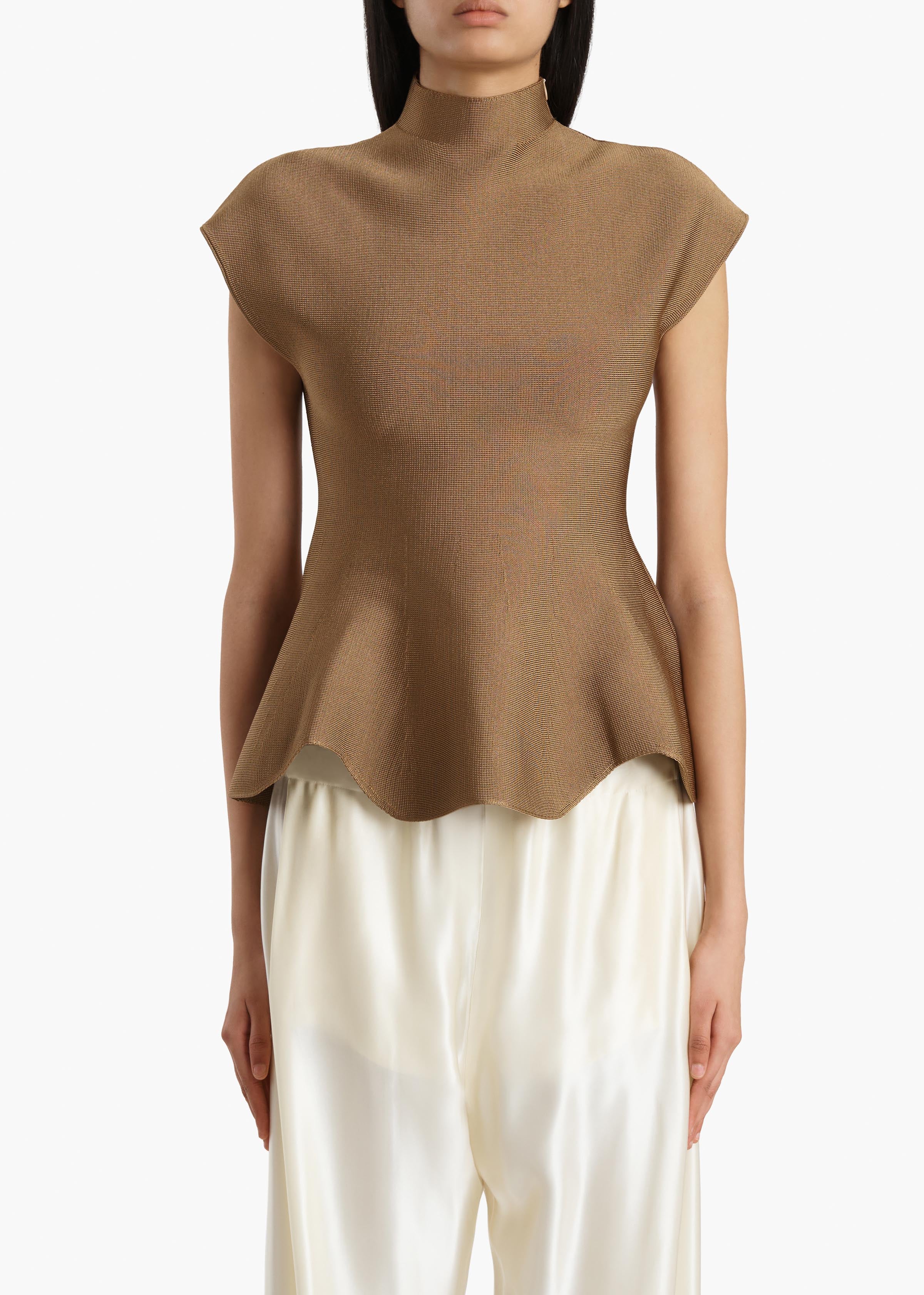 Andra Top in Carob