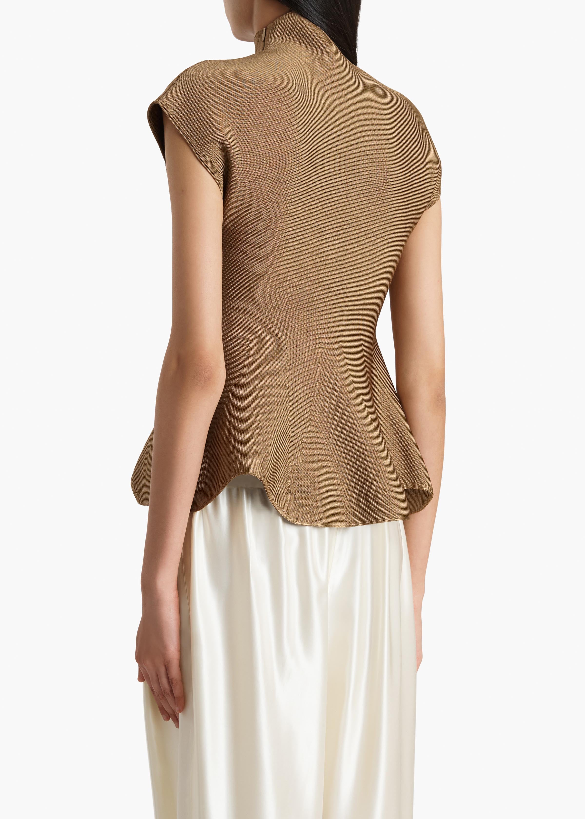 Andra Top in Carob