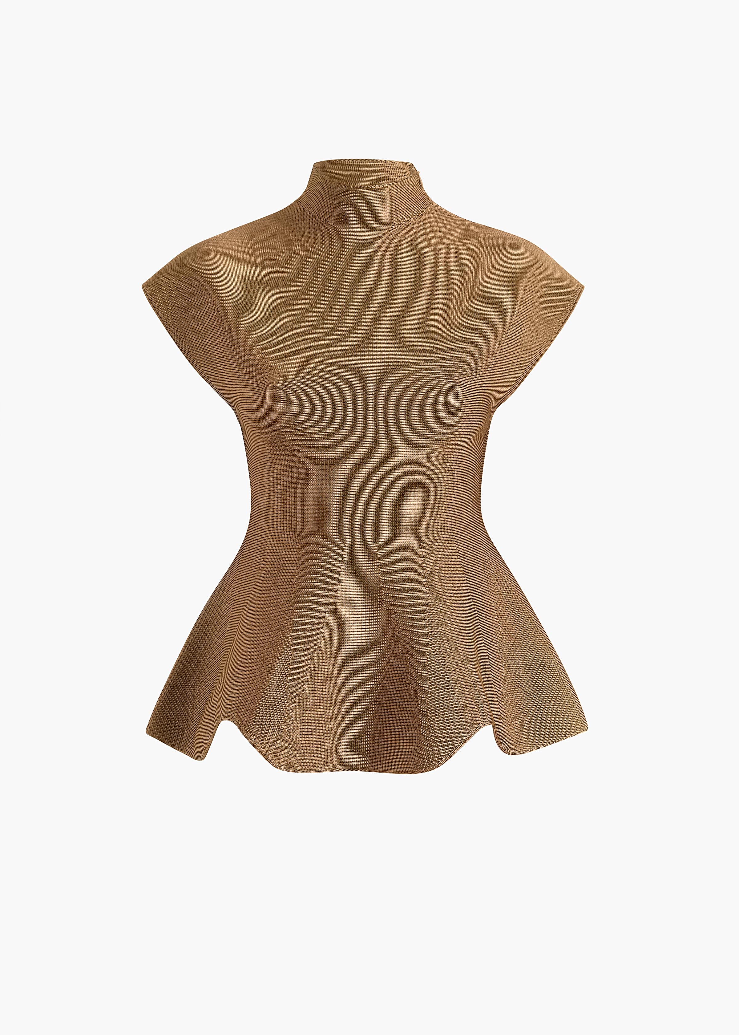 Andra Top in Carob