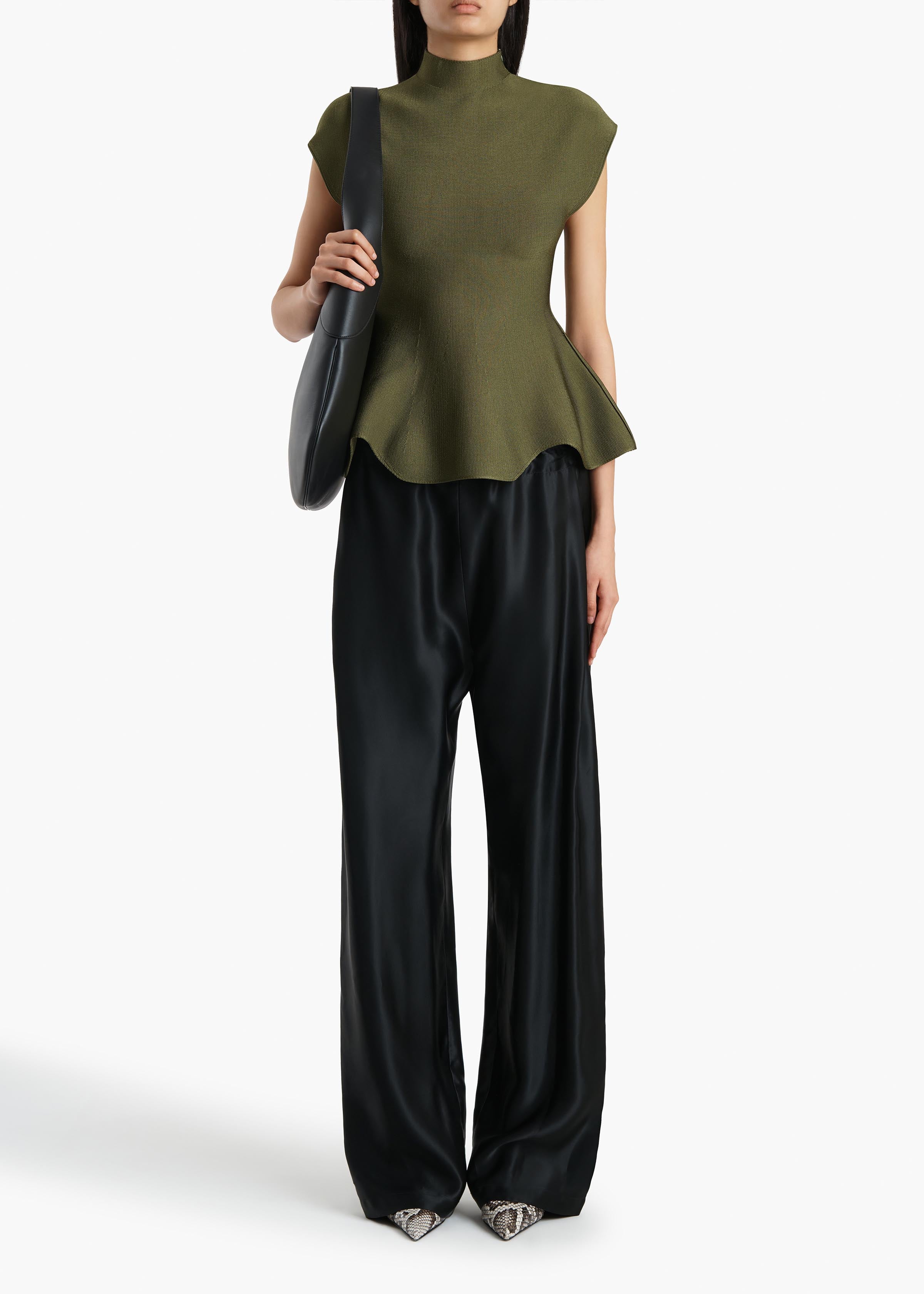 ANDRA TOP OLIVE 9806429 420 A STYLED